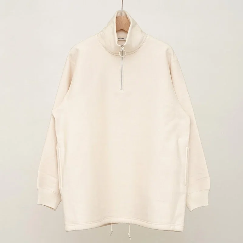 たっぷりシルエット【PHEENY】Athletic fleece half zip P/O｜THIRTY 