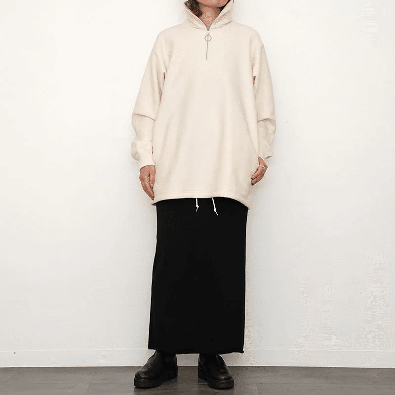 PHEENY【22AW】Athleticハーフジッププルオーバー スウェット PHEENY フィーニー ハーフジップ スウェット