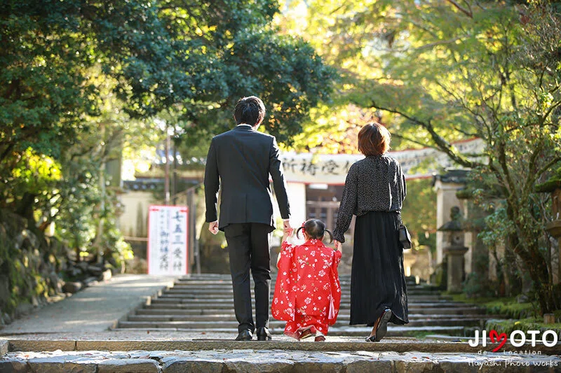 春日大社の七五三出張撮影