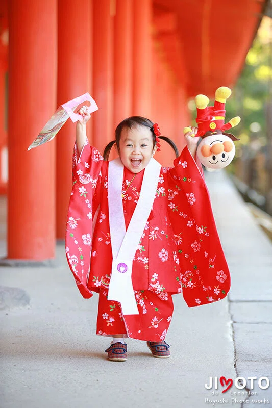 春日大社の七五三出張撮影
