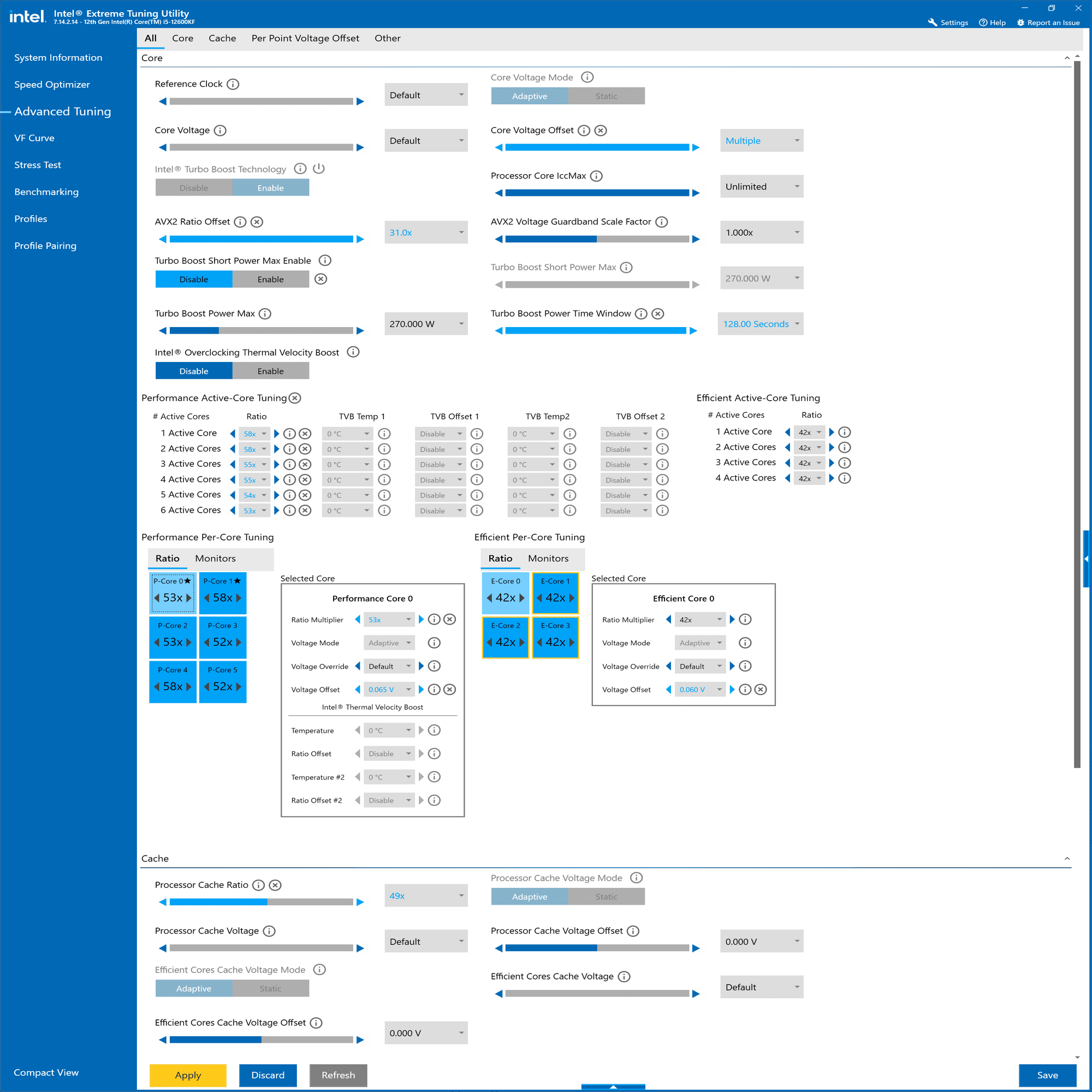 Core i5-12600KFのOC備忘録｜Wiz．