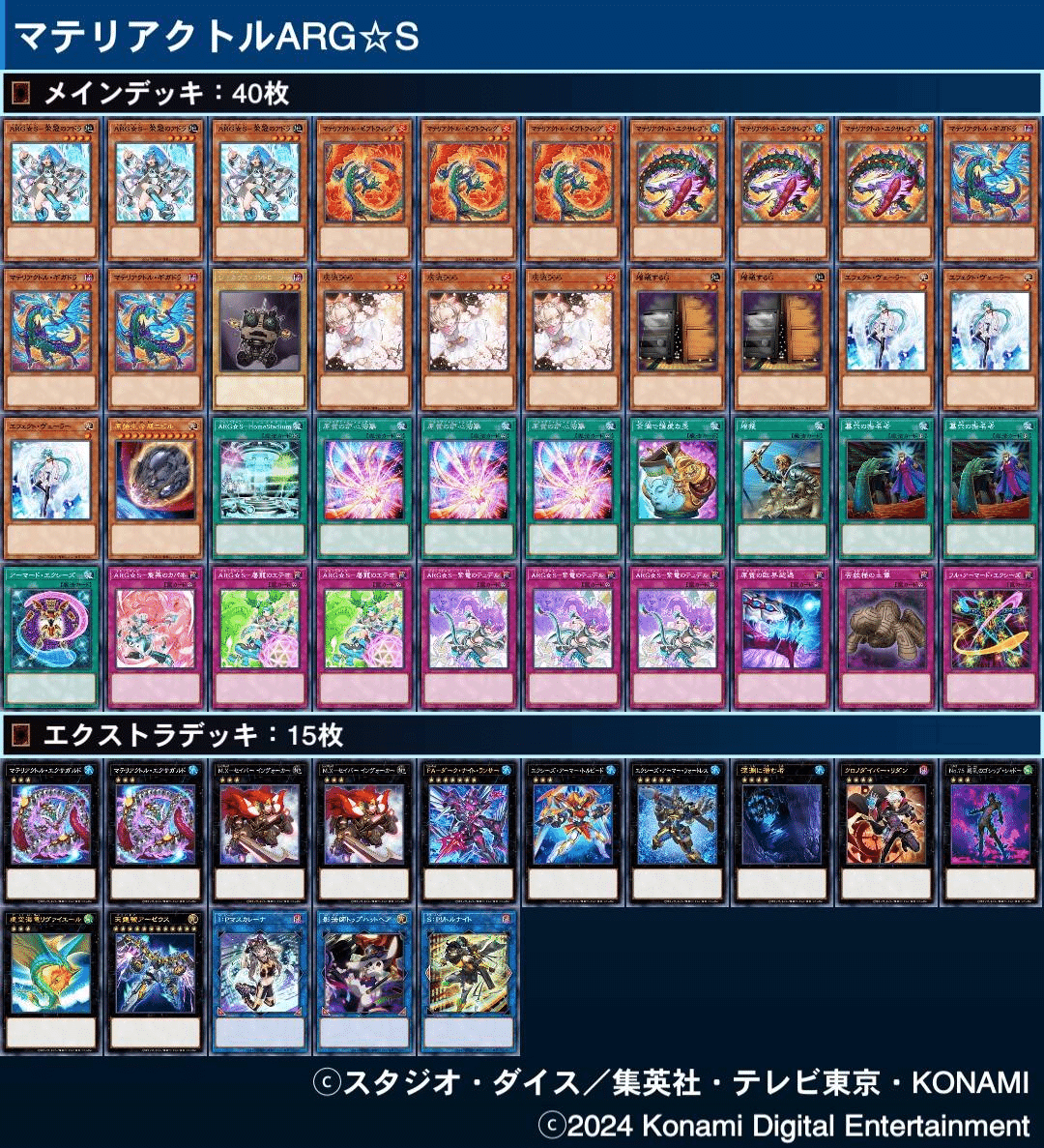 遊戯王デッキ ARG☆Sデッキ ガチ構築 アルゴスターズデッキ