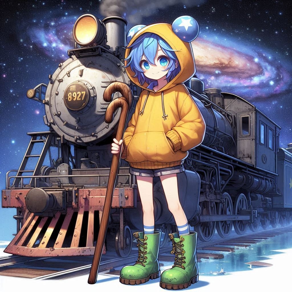 バチカンの公式キャラクター ルーチェ ちゃんが宮沢賢治の「銀河鉄道の