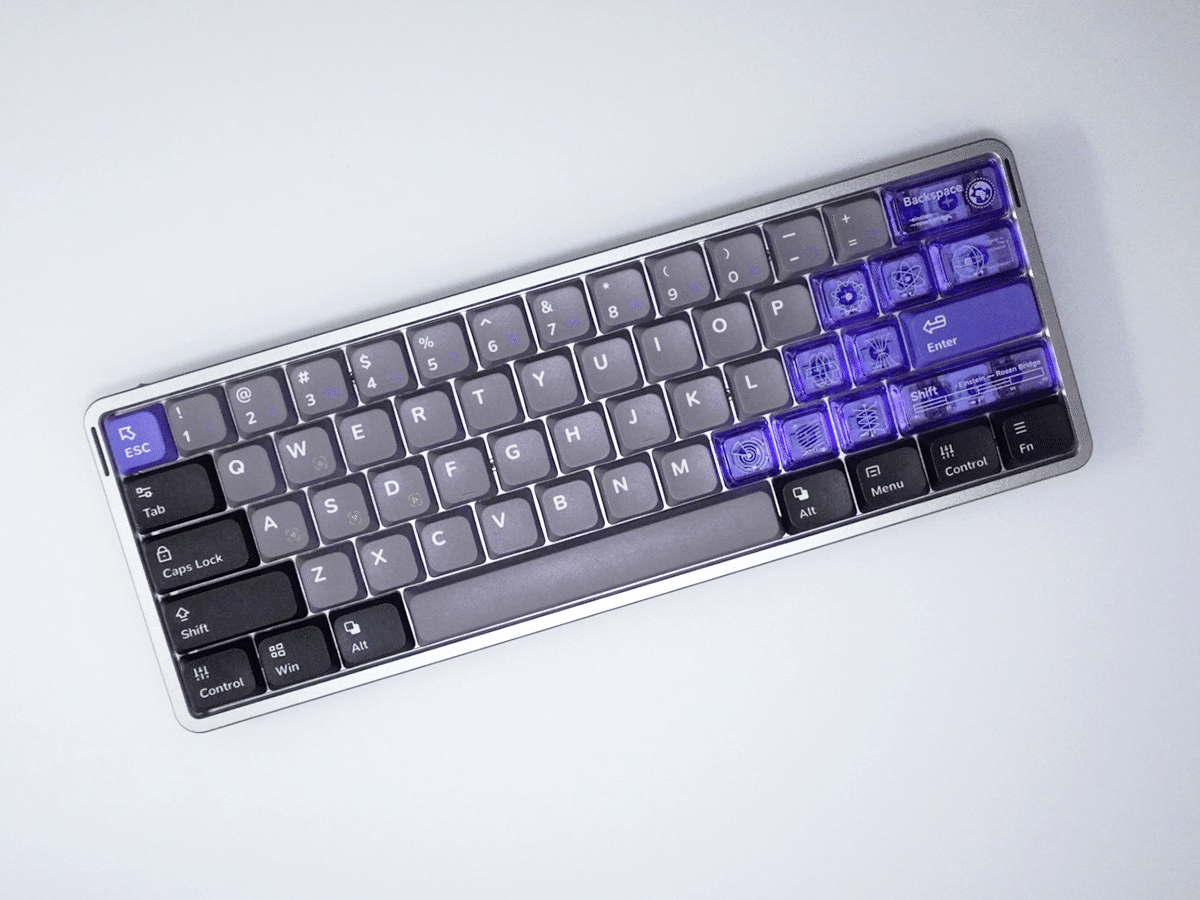 RT0.01mmで安定するロープロキーボード／NuPhy Air60HE｜Zinbow9