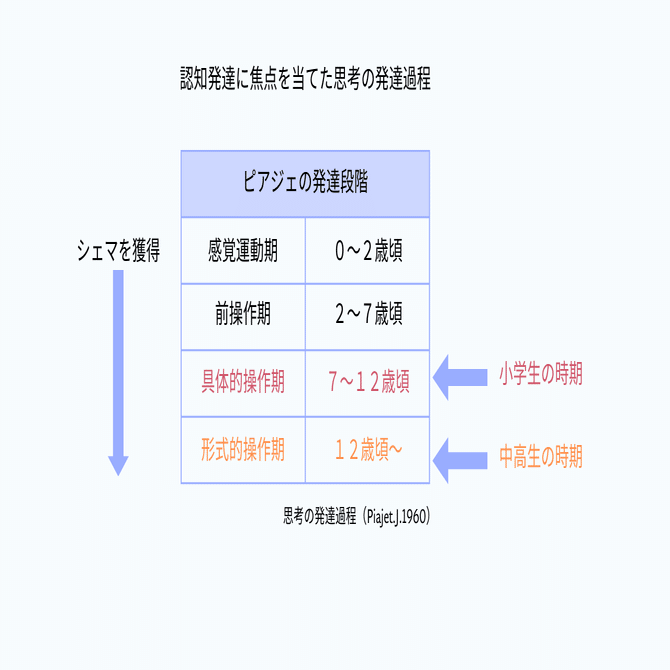 ピアジェは教員採用試験で超頻出なので理解しながらキーワードを覚え