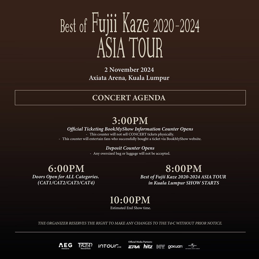 藤井風 2024 Asia Tour 物販等メモ|shiro 藤井風 2024 Asia Tour 物販等メモ|shiro