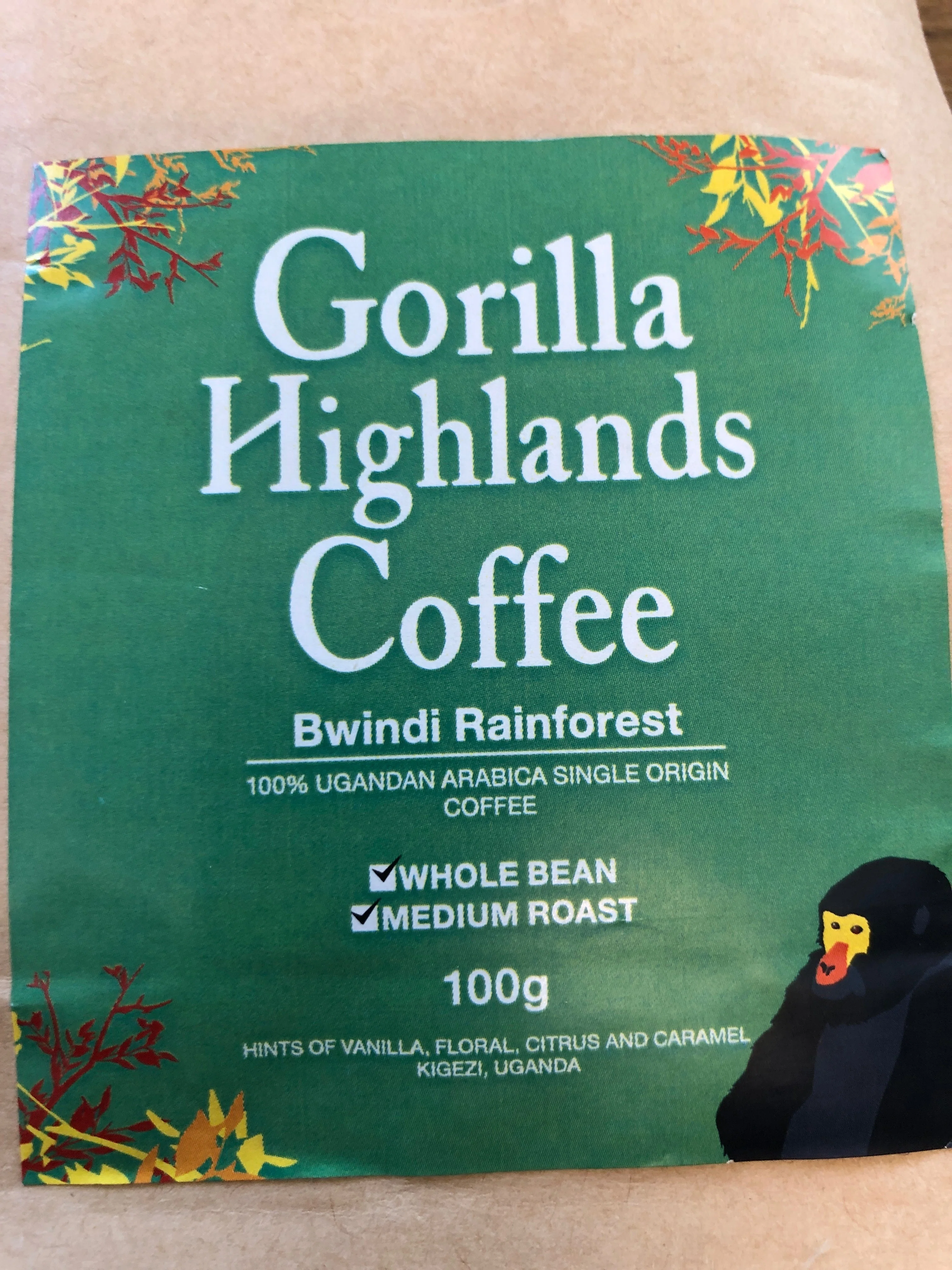 今日のコーヒー＃091 ウガンダ🇺🇬 Gorilla Highlands Coffee