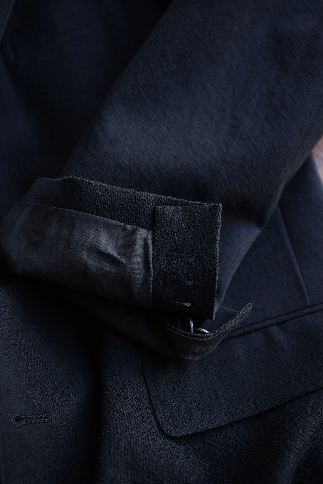 blurhms nariwai別注 teru coat 別注］blurhms / ROUGH WOOL GABARDINE CRUISER JACKET TL | THE