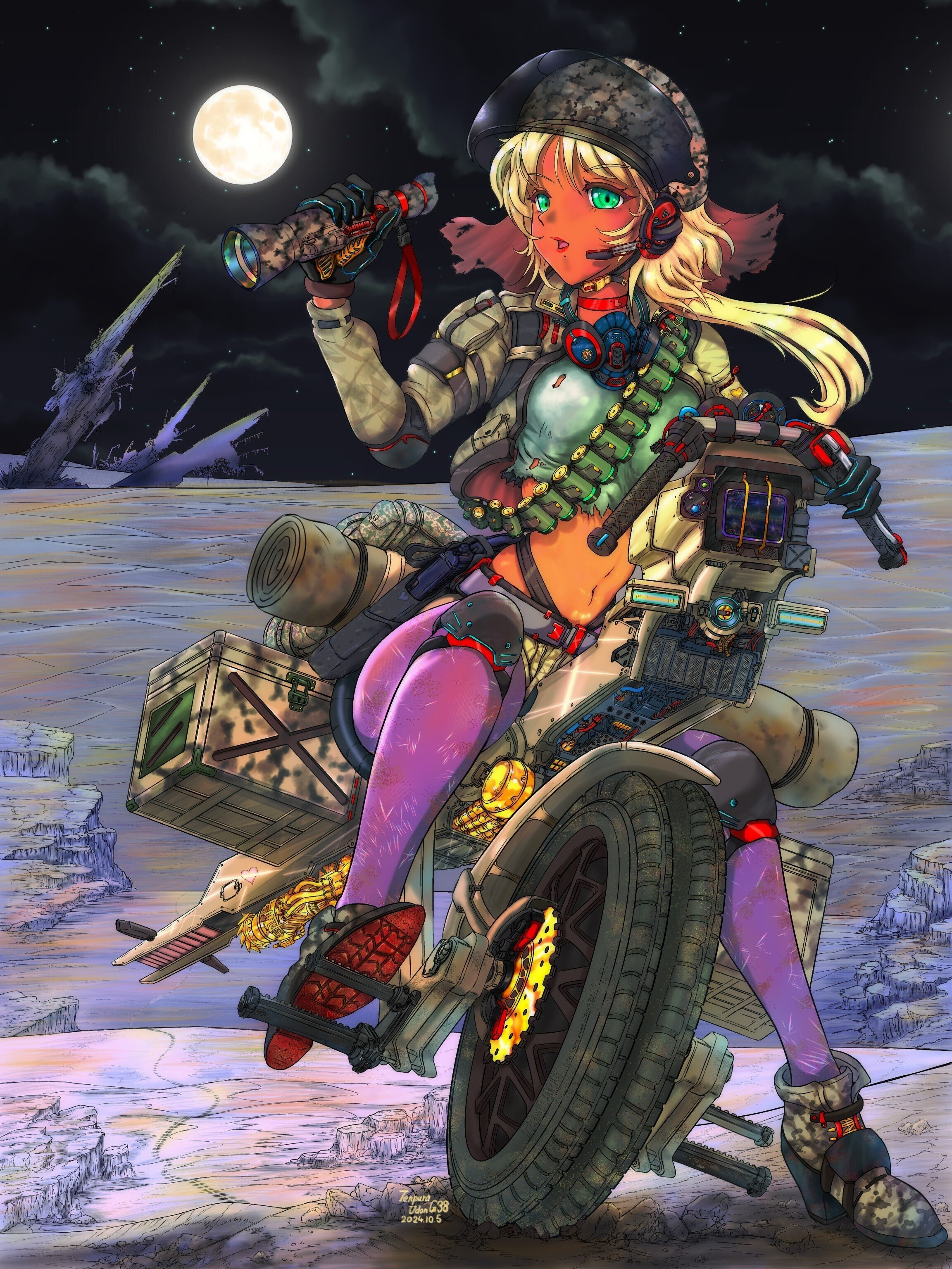 イラスト】iPad初心者がデジタルイラストを描いてみたよ｜かけうどん