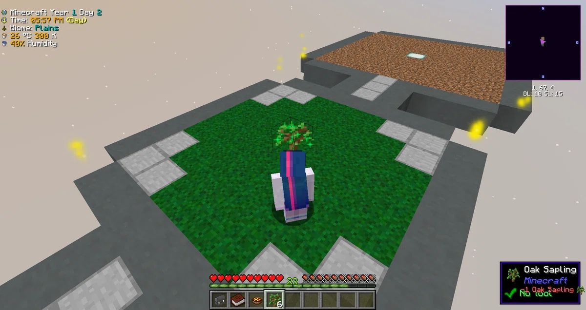 FTB Interactions Remastered #2 - 錬金術と木材加工｜Pumpkin Melon（坂本）
