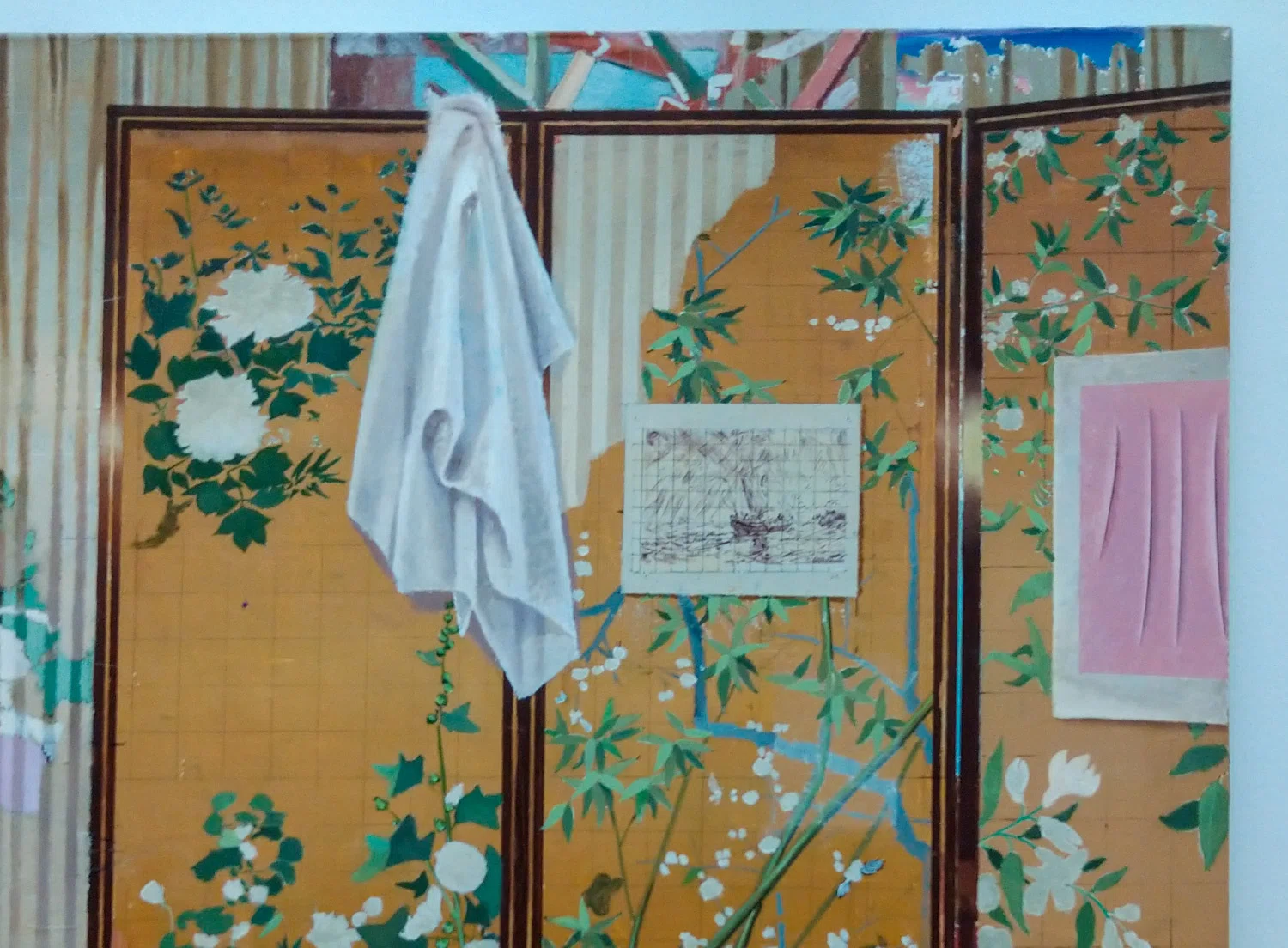 屏風の上に~Matthias Weischer at Kunstmuseum Den Haag｜ミイル
