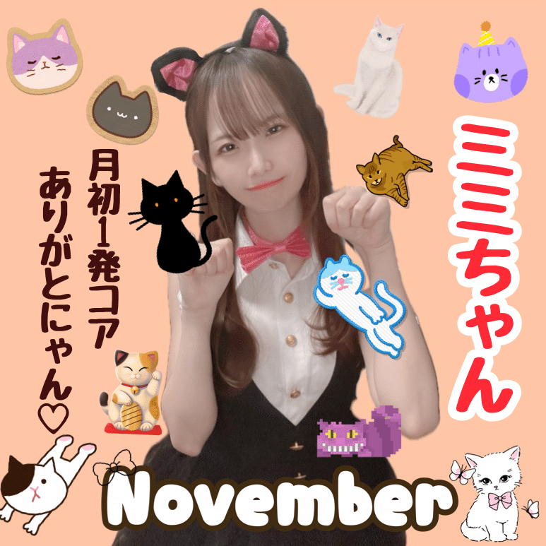 11月月初コア特典🐈‍⬛｜🤍きつねさん🦊🪄