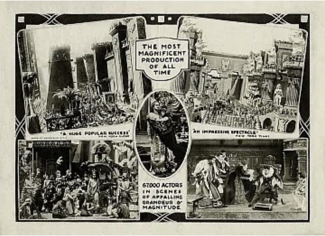 イントレランス クリティカル・エディション('1916米) D・W・グリフィス監督 『イントレランス』 : ひと言でいうと「セットが