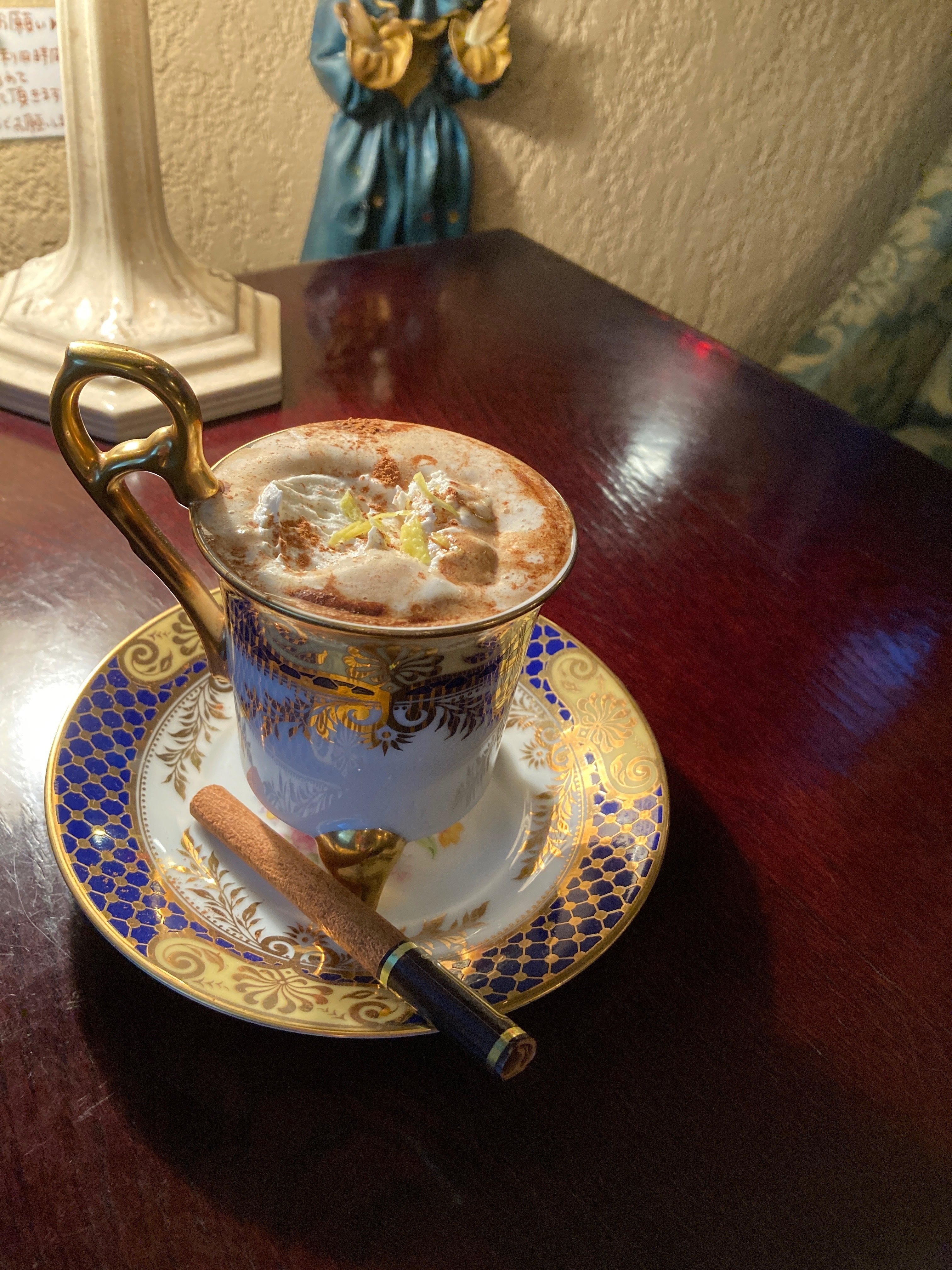 カプチーノを愛飲する方に　フランス銀器　シナモン入れ　レアなビンテージ カプチーノを愛飲する方に フランス銀器 シナモン入れ レアなビンテージ