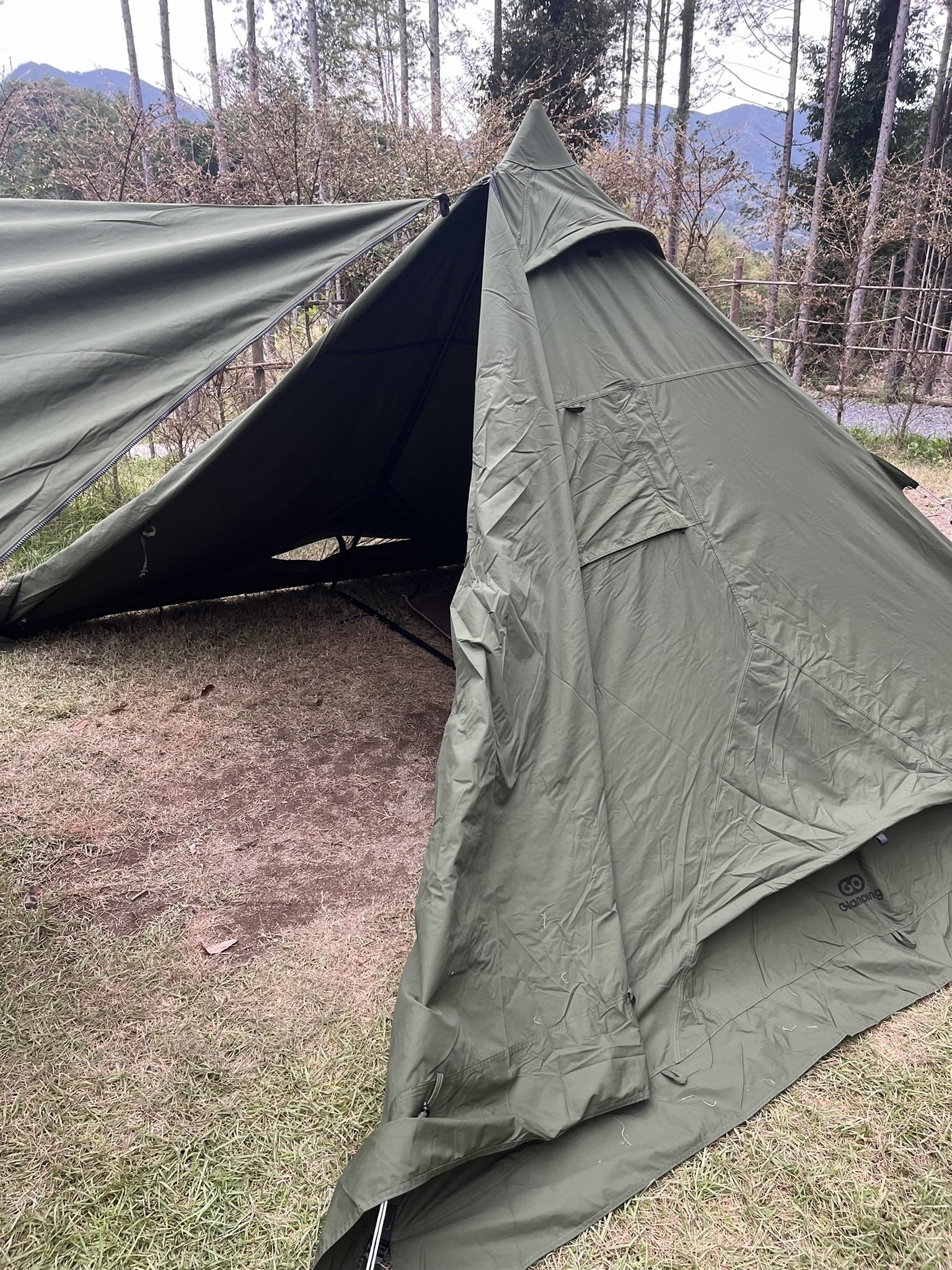 憧れのティピーテントでソロキャン、最後にまさかの・・・｜幽ノ助