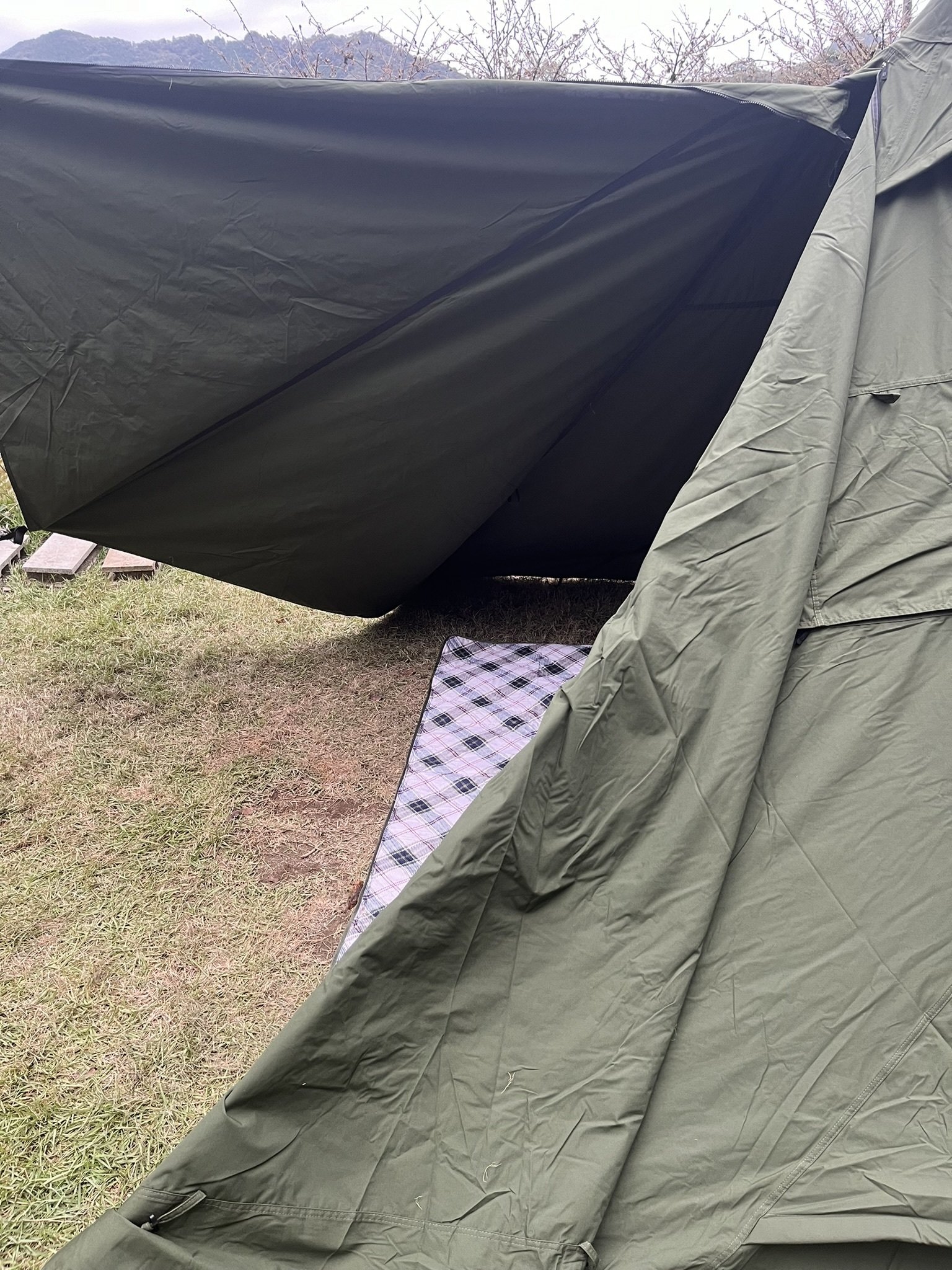 憧れのティピーテントでソロキャン、最後にまさかの・・・｜幽ノ助