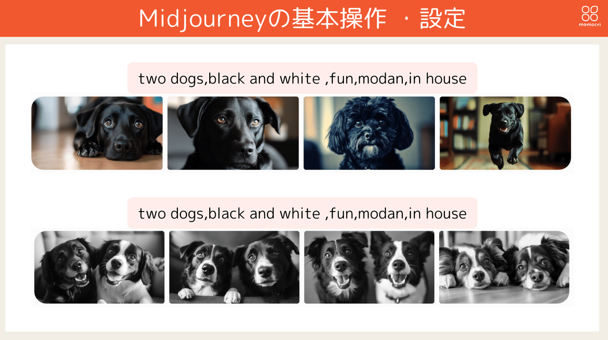 Midjourneyの基本操作・設定