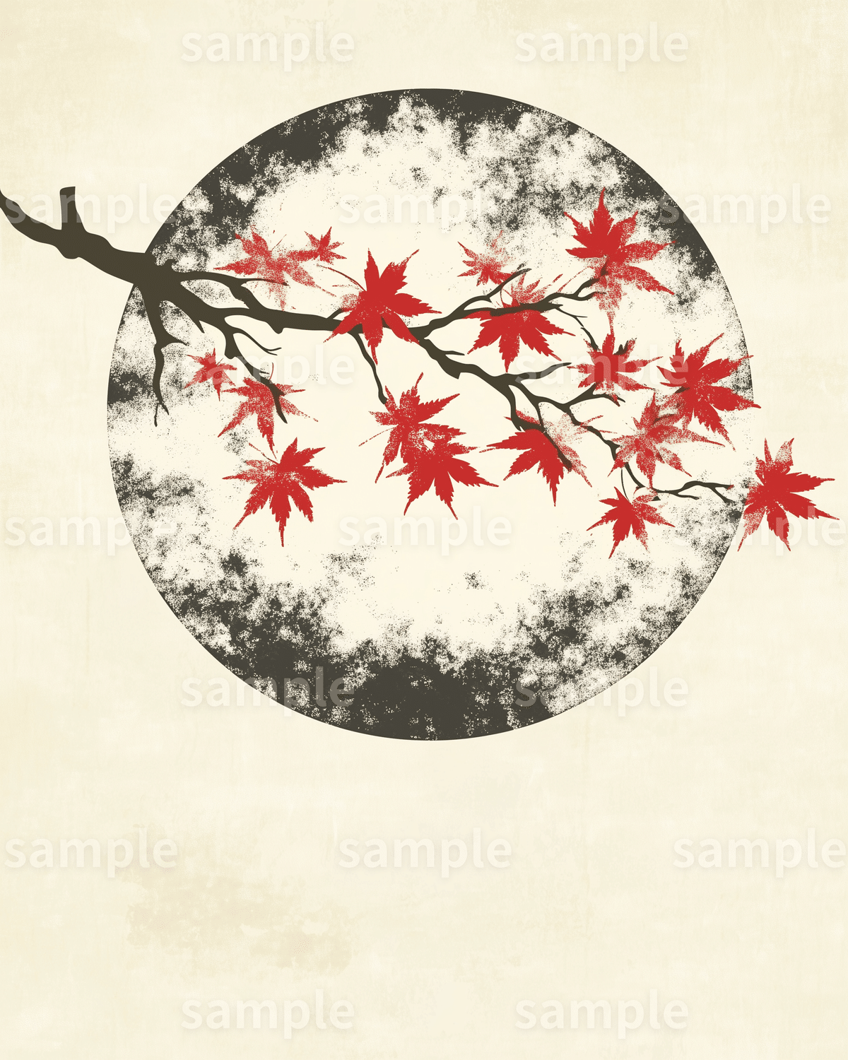 アンティーク 刺繍絵 刺繍 紅葉 椛 もみじ アート 和柄 季節 秋 デザイン 1_de051c75770eef5d9252d9eb5ed4