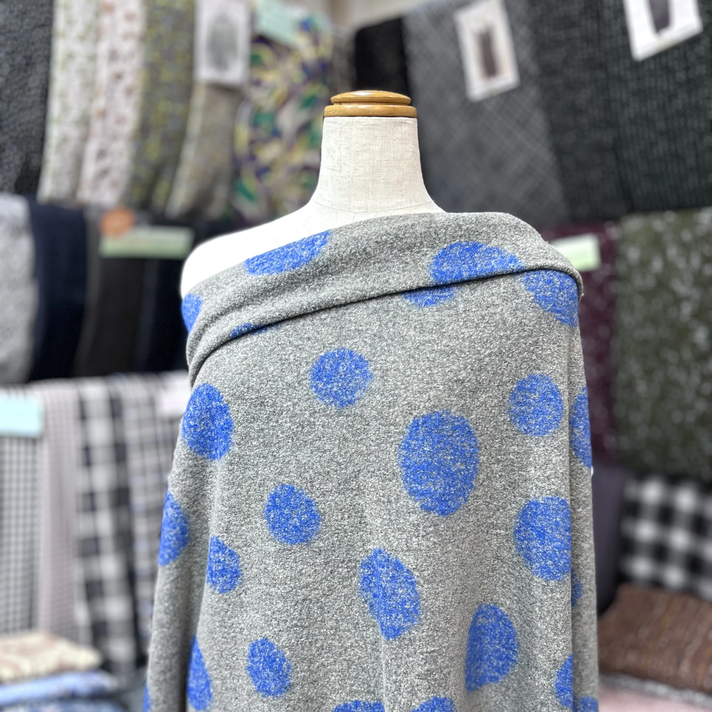 marc MARC JACOBS ドット柄 ウール ニット ジャケット jacobs ニットの通販