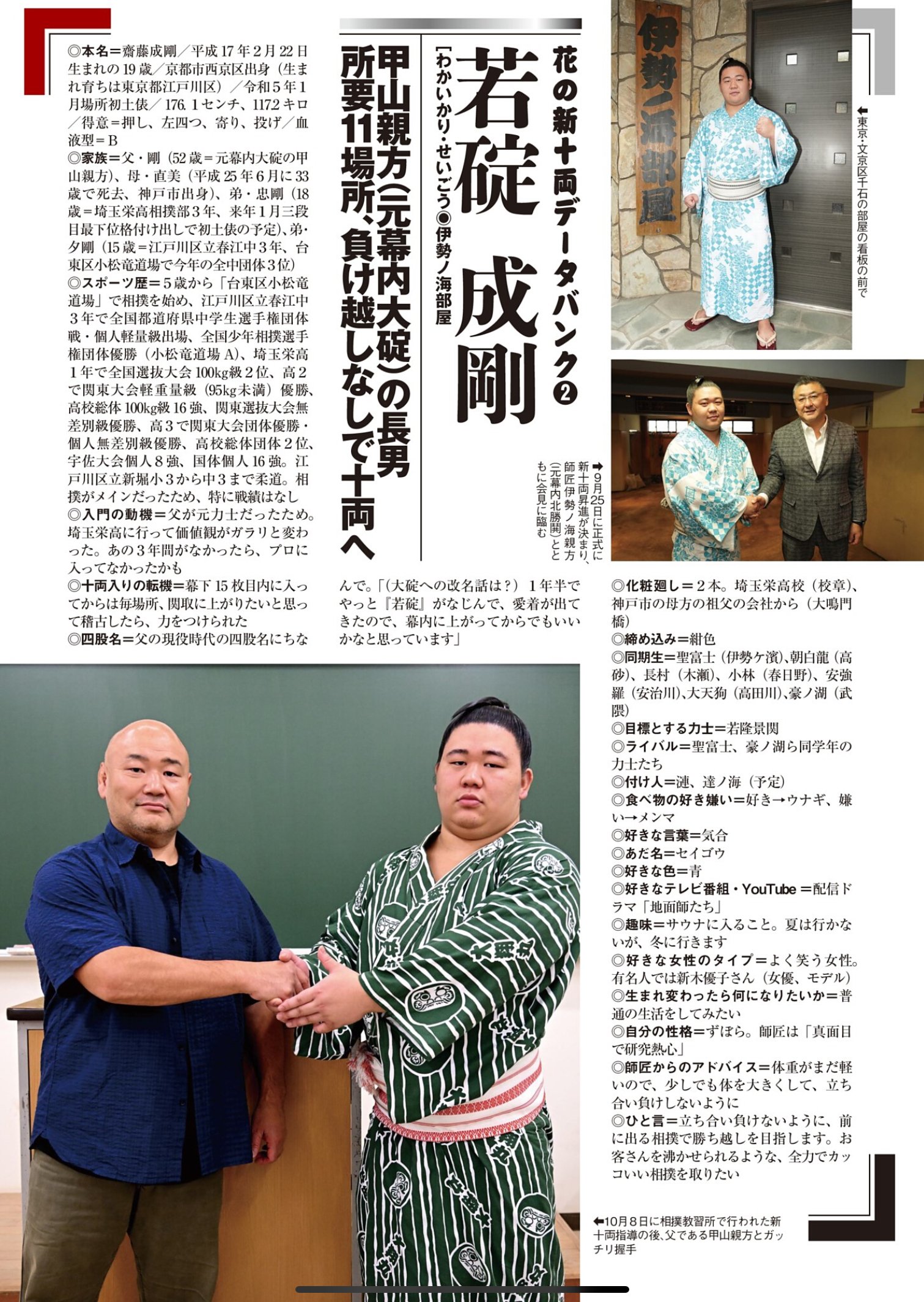 出品者さま専用 令和七年大相撲力士名鑑 大相撲番附2枚（