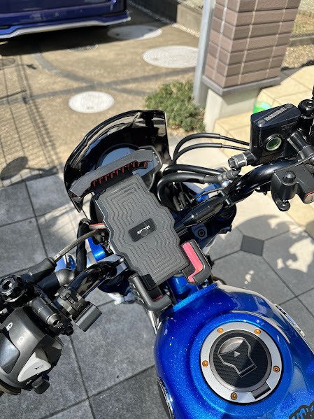 にっく バイク ミラーバイク スマホホルダー 振動に強い Kymco Agility