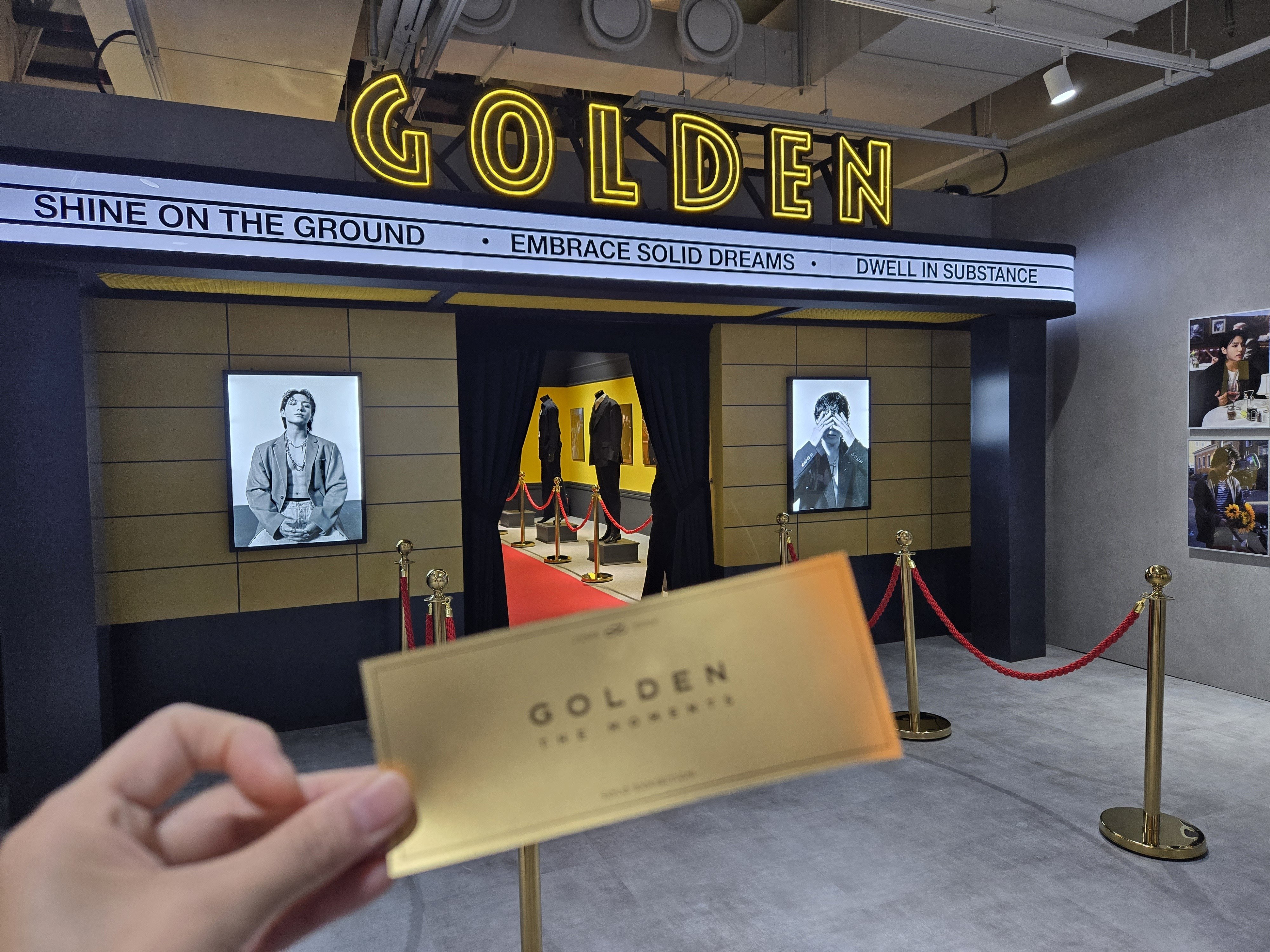 GOLDEN THE MOMENTS』Jung Kook's solo exhibition in seoul に