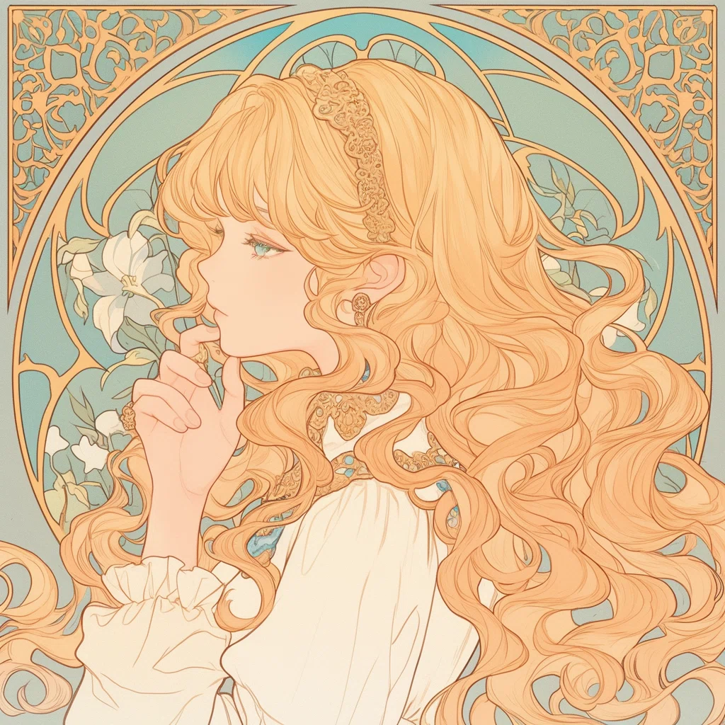 プロンプト付き】AIイラストの表現力、半端ないって！【ミュシャ
