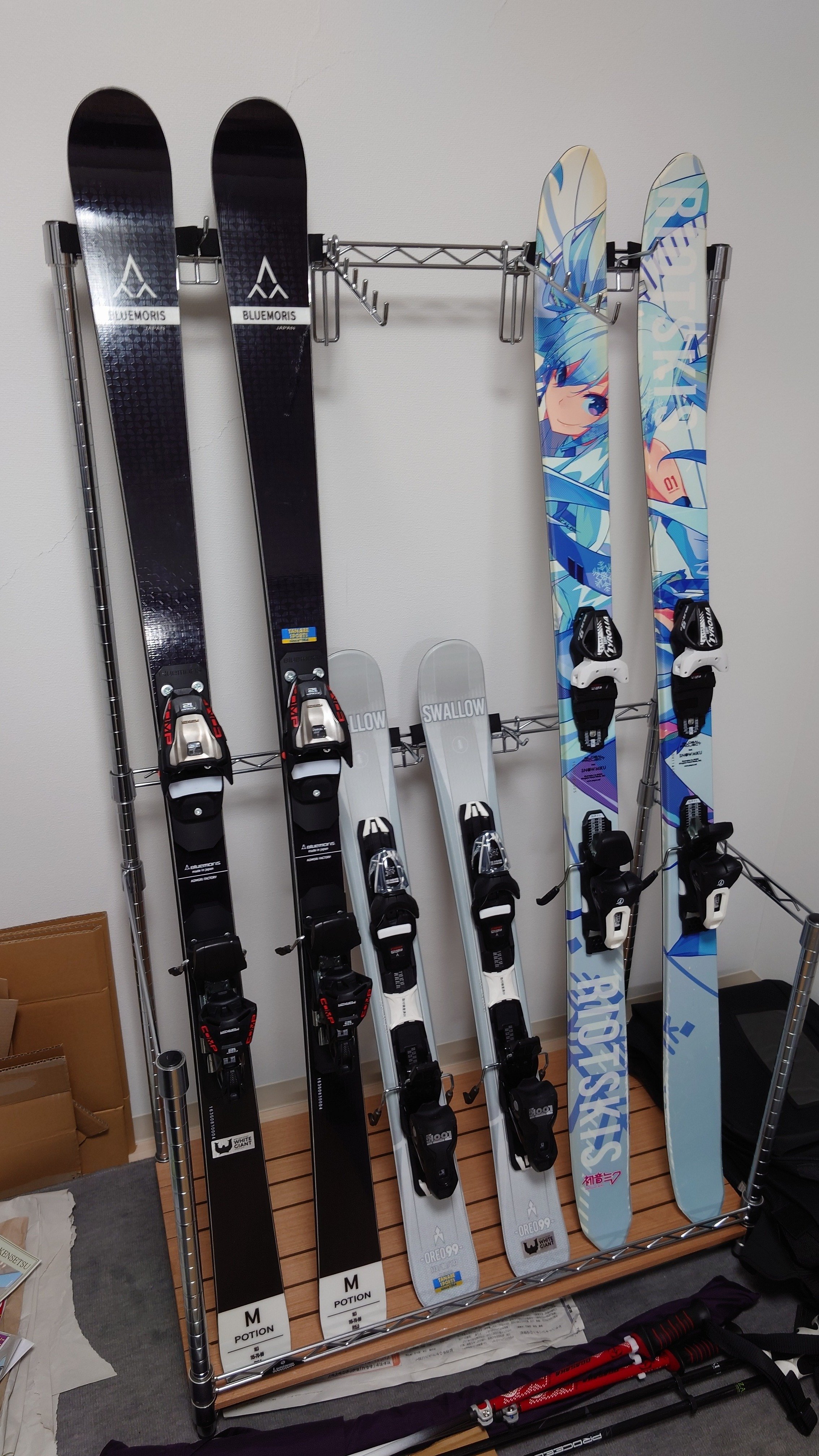 スキーラックを作った話｜理系メイド(TT)