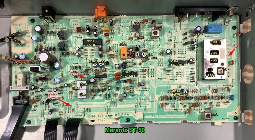 Marantz ST-50 修理調整記録｜BLUESS Laboratory