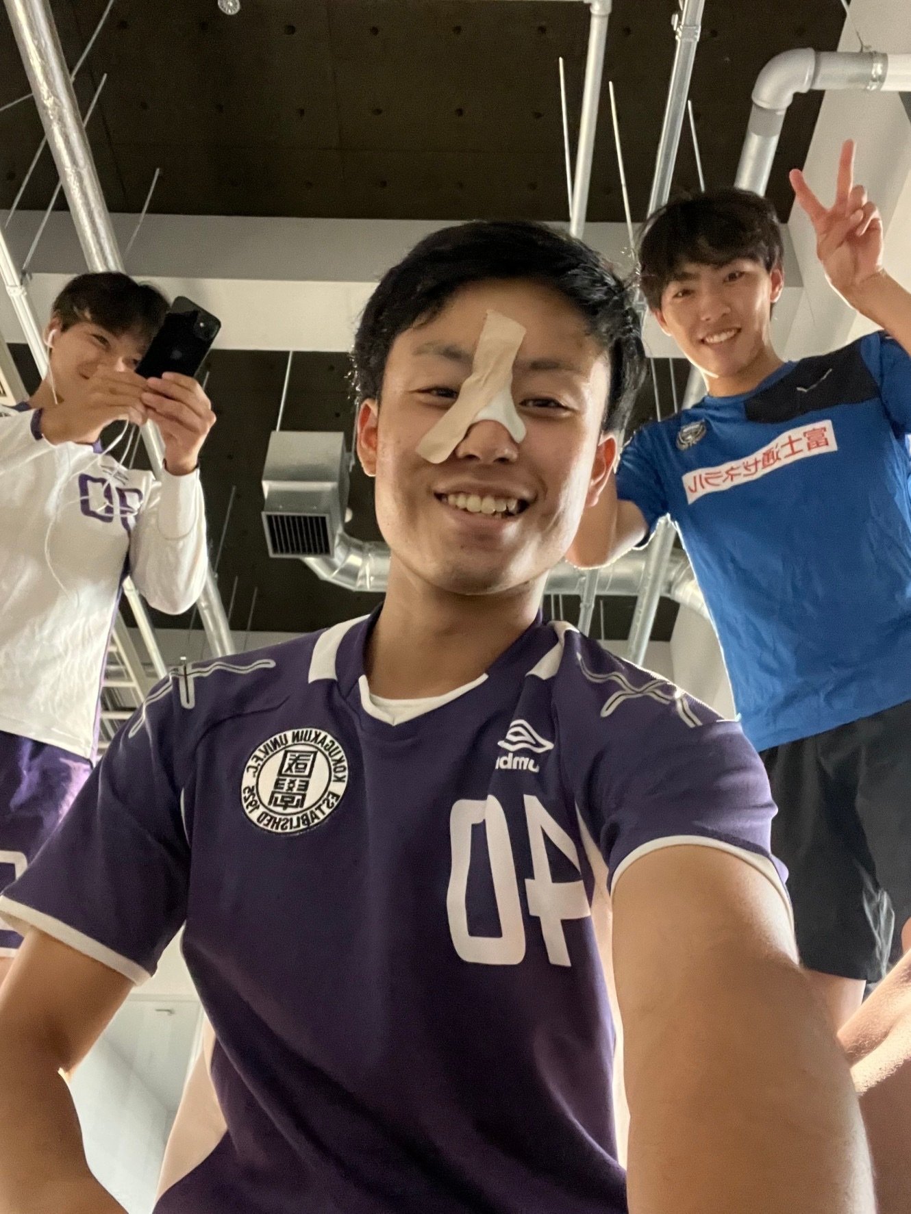 立命館大学　ラグビー部　スローガンTシャツ　試合用短パンセット 立命館大学 ラグビー部 スローガンTシャツ 試合用短パンセット