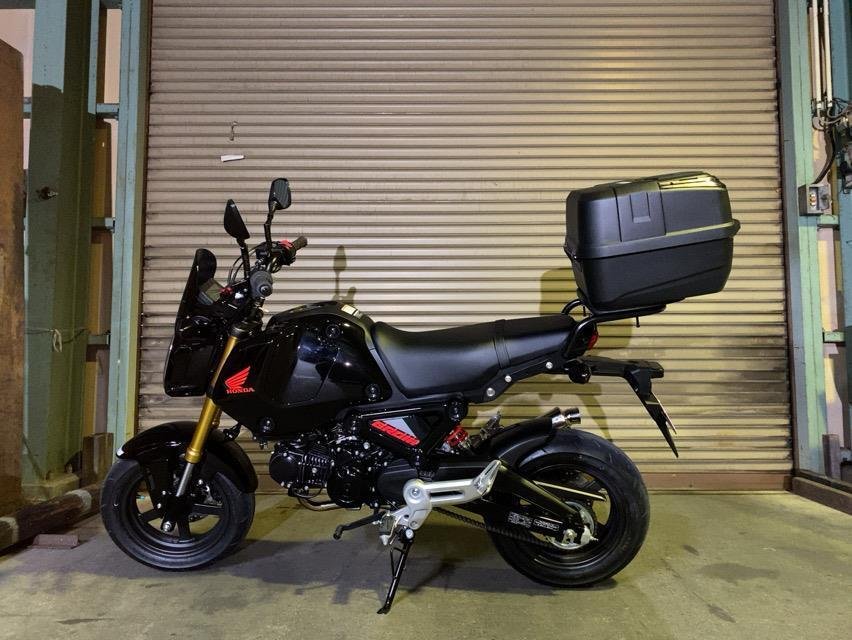 初めての ”箱” GIVI リアボックス B33N2MD @ グロム(JC92)｜ハコ点のランマ