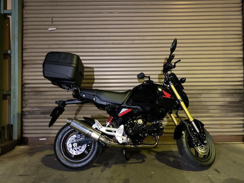 初めての ”箱” GIVI リアボックス B33N2MD @ グロム(JC92)｜ハコ点のランマ