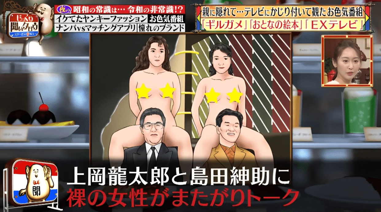 懐かしいお色気番組について｜エンターくん