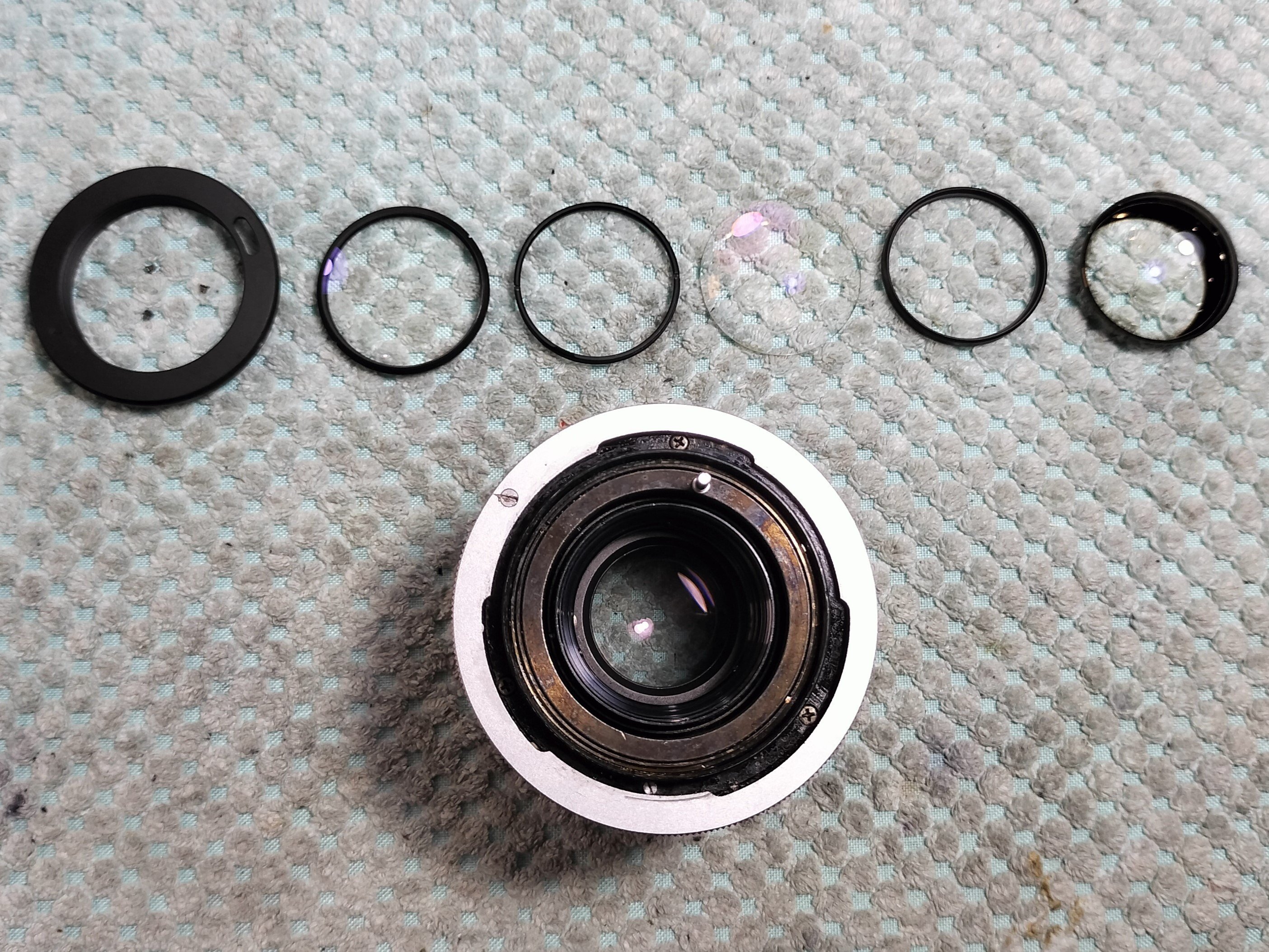 Canon FL 50mm F/1.4の分解|フィルムカメラ修理のアクアカメラ Canon FL 50mm F/1.4の分解|フィルムカメラ修理のアクアカメラ