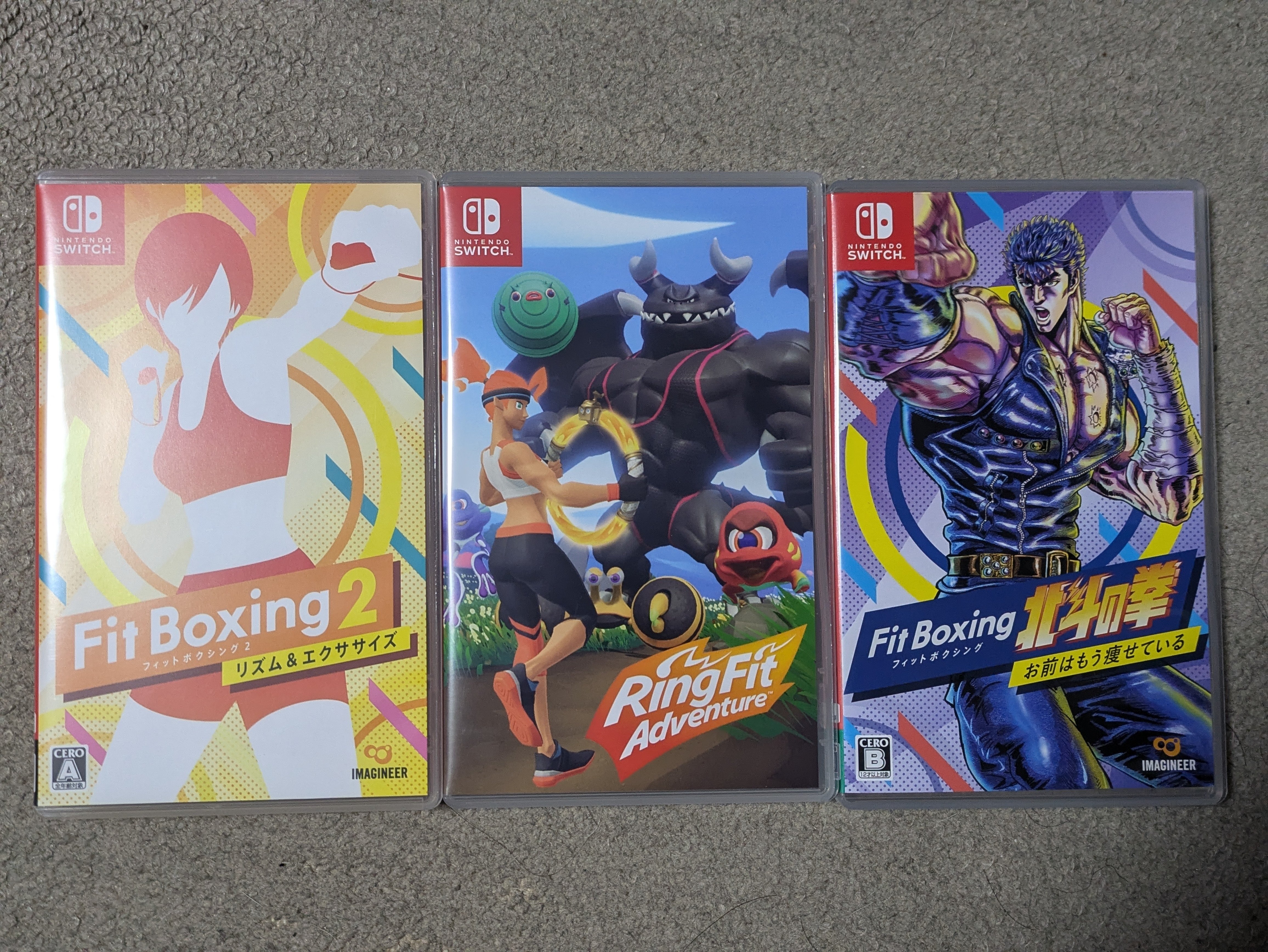 リングフィットアドベンチャー＆Fit Boxing 2 セット リングフィット