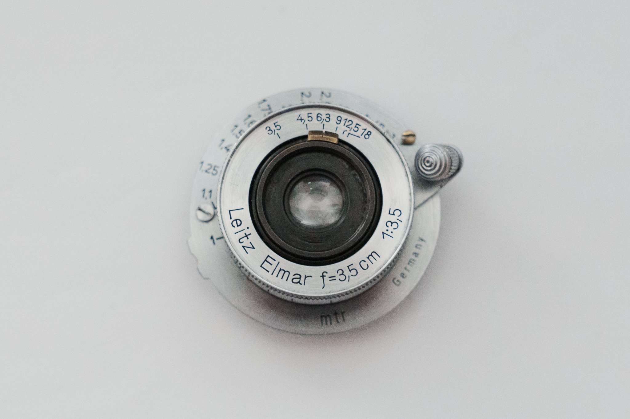Elmar 35mm f3.5 (L) Nickel mマウントアダプター付き(スロウ Elmar 35mm f3.5 (L) Nickel mマウントアダプター付き(スロウ