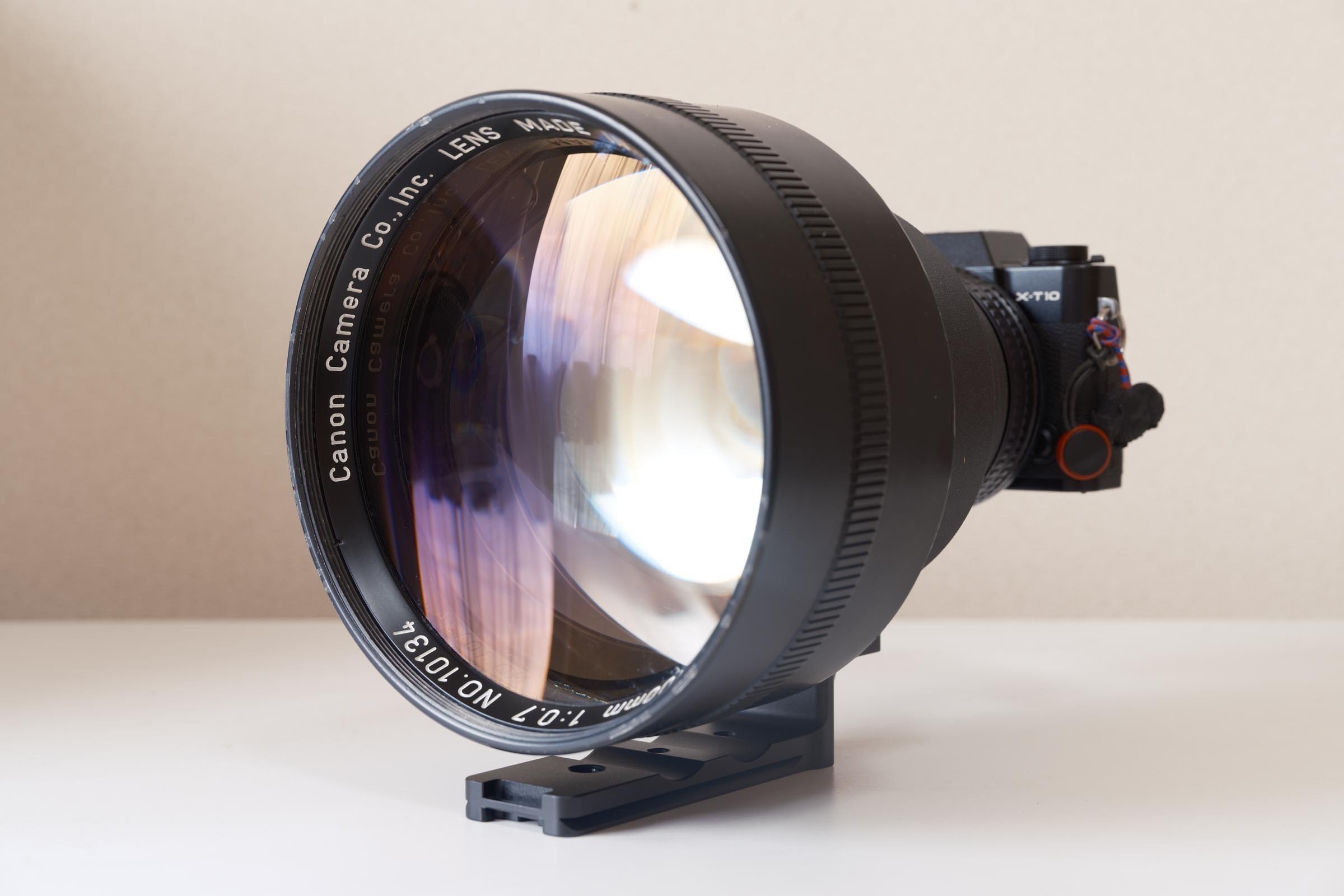 キャノン　レンズ 産業用大口径レンズレビュー：CANON LENS X 100mm F0.7｜fixsenia