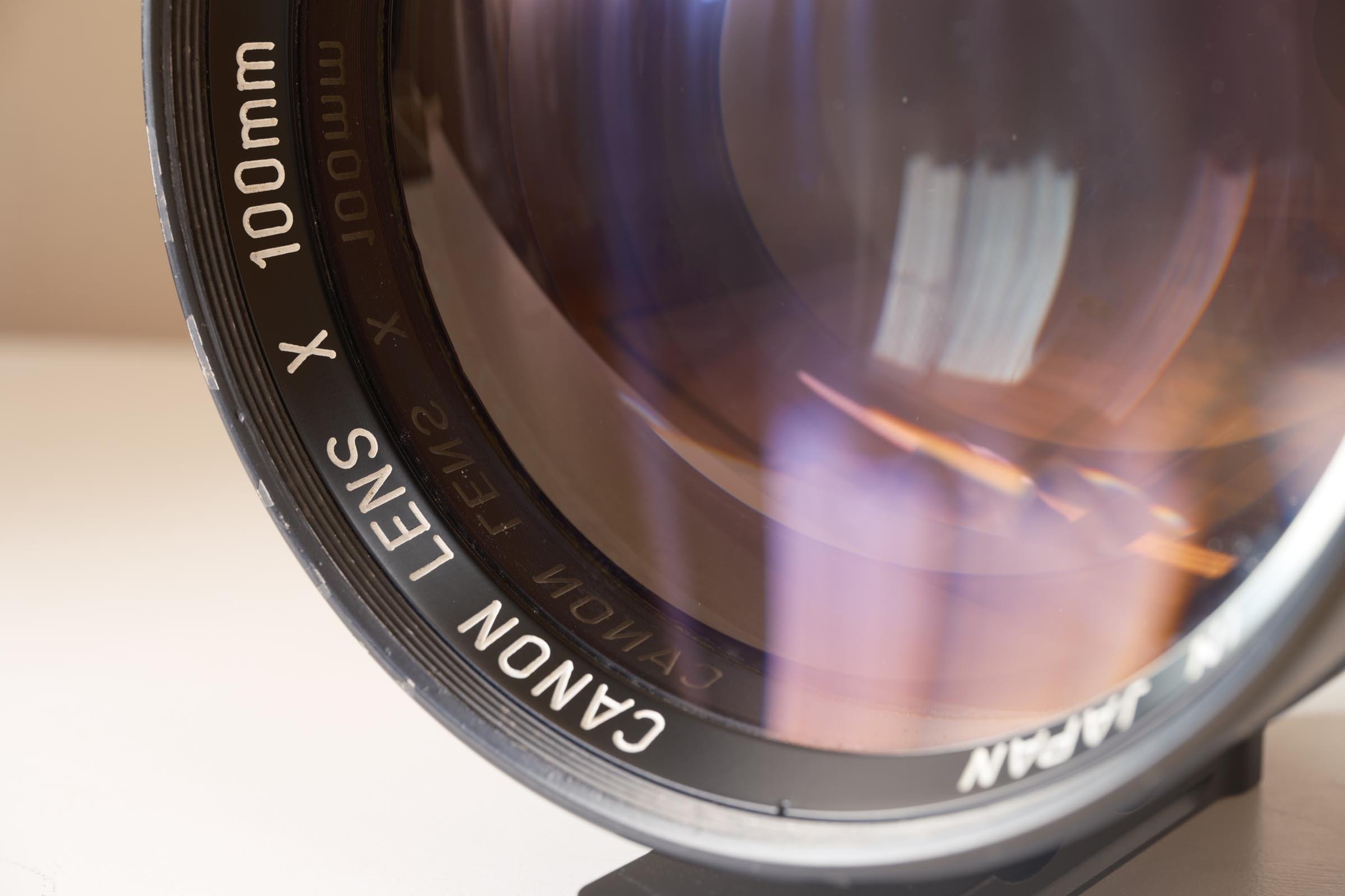 産業用大口径レンズレビュー：CANON LENS X 100mm F0.7｜fixsenia