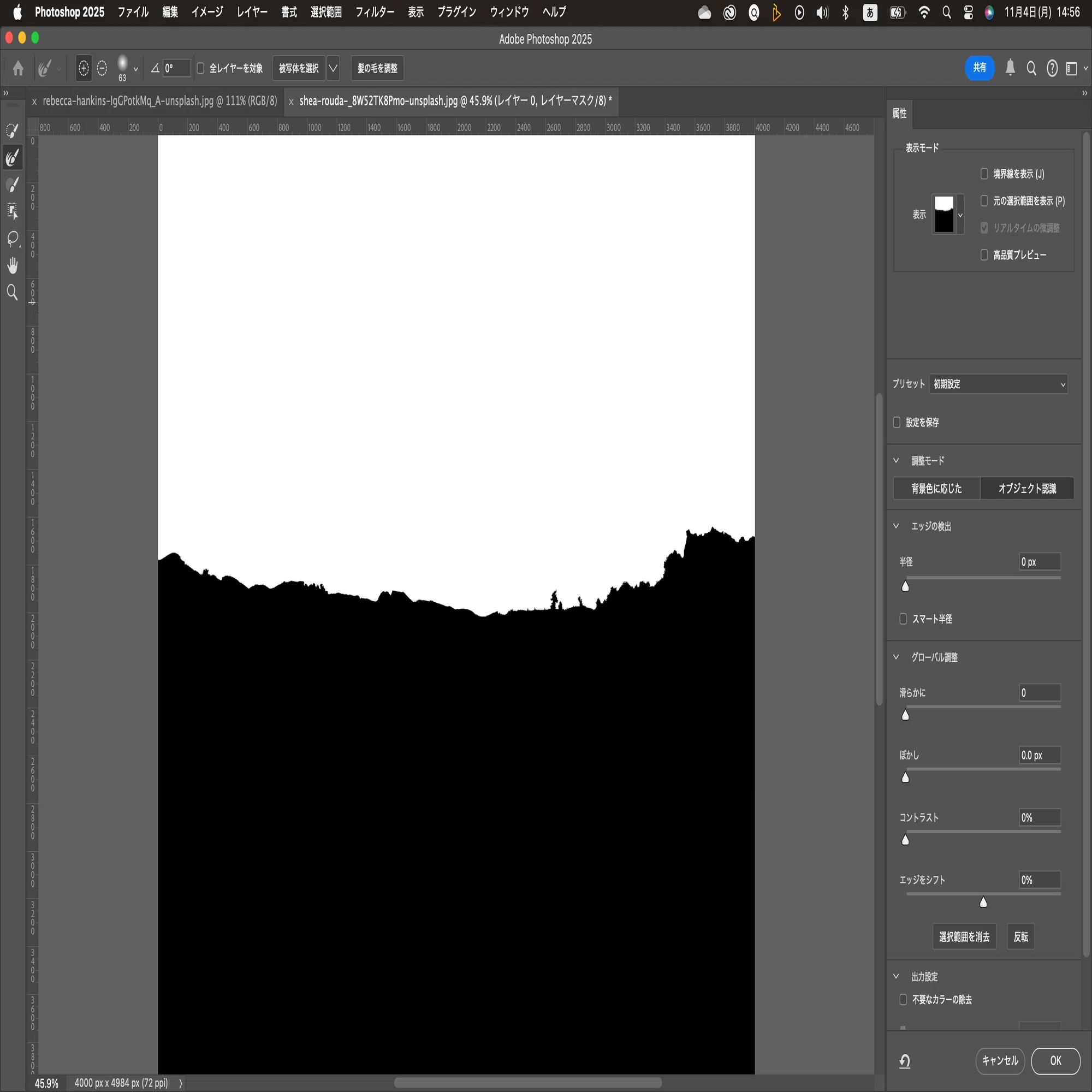 Photoshop Tutorial No.267 切り抜き編 44曇った空を切り抜く。｜mitchy