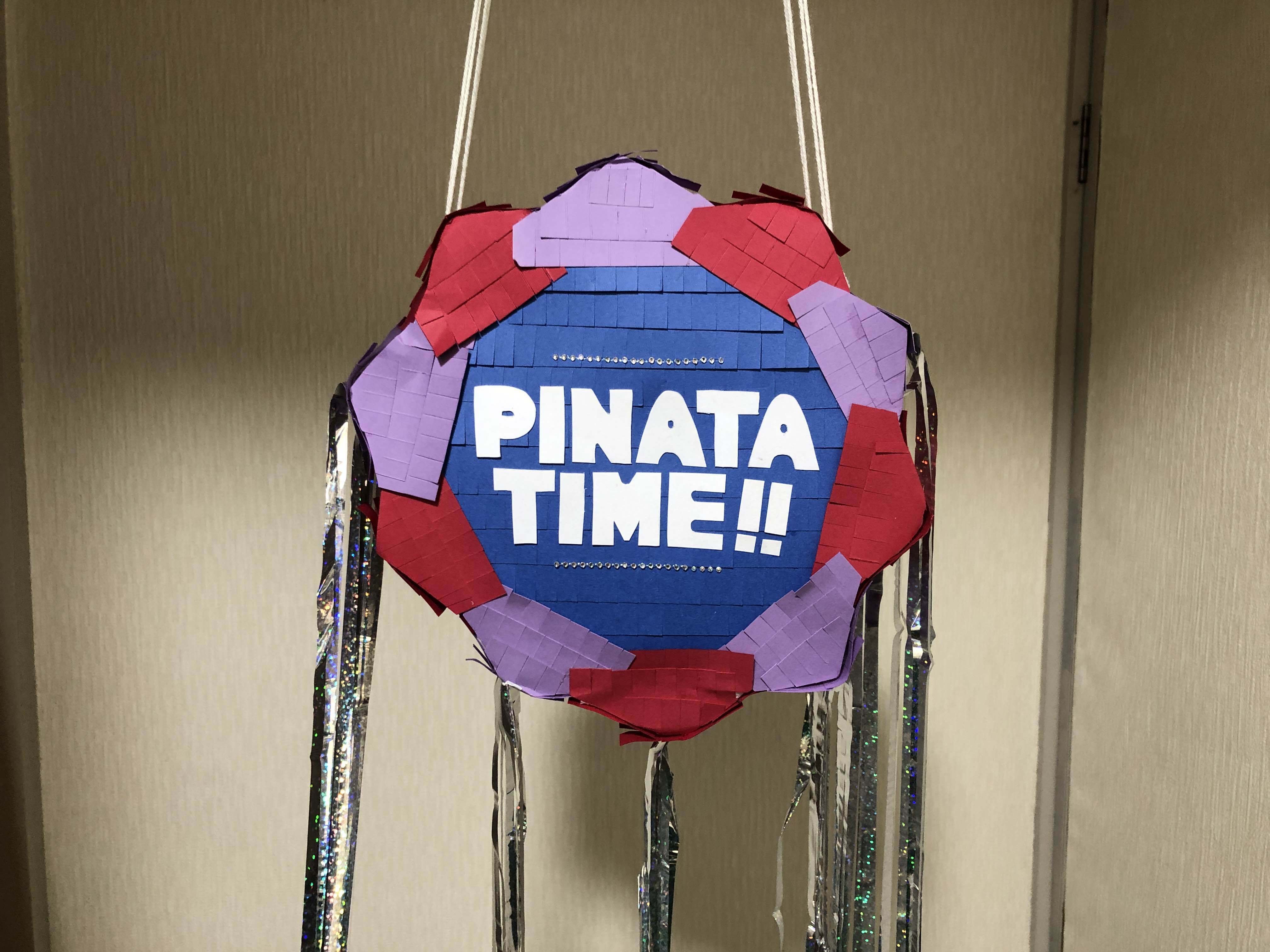 た*物様 自作は 祝】PINATATIME!!に向け自作ピニャータを叩き割る【SideM】｜ほしいも