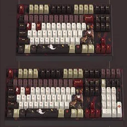 原神 胡桃（フータオ）雪晴梅香Ver.】メカニカルキーボードのレビュー
