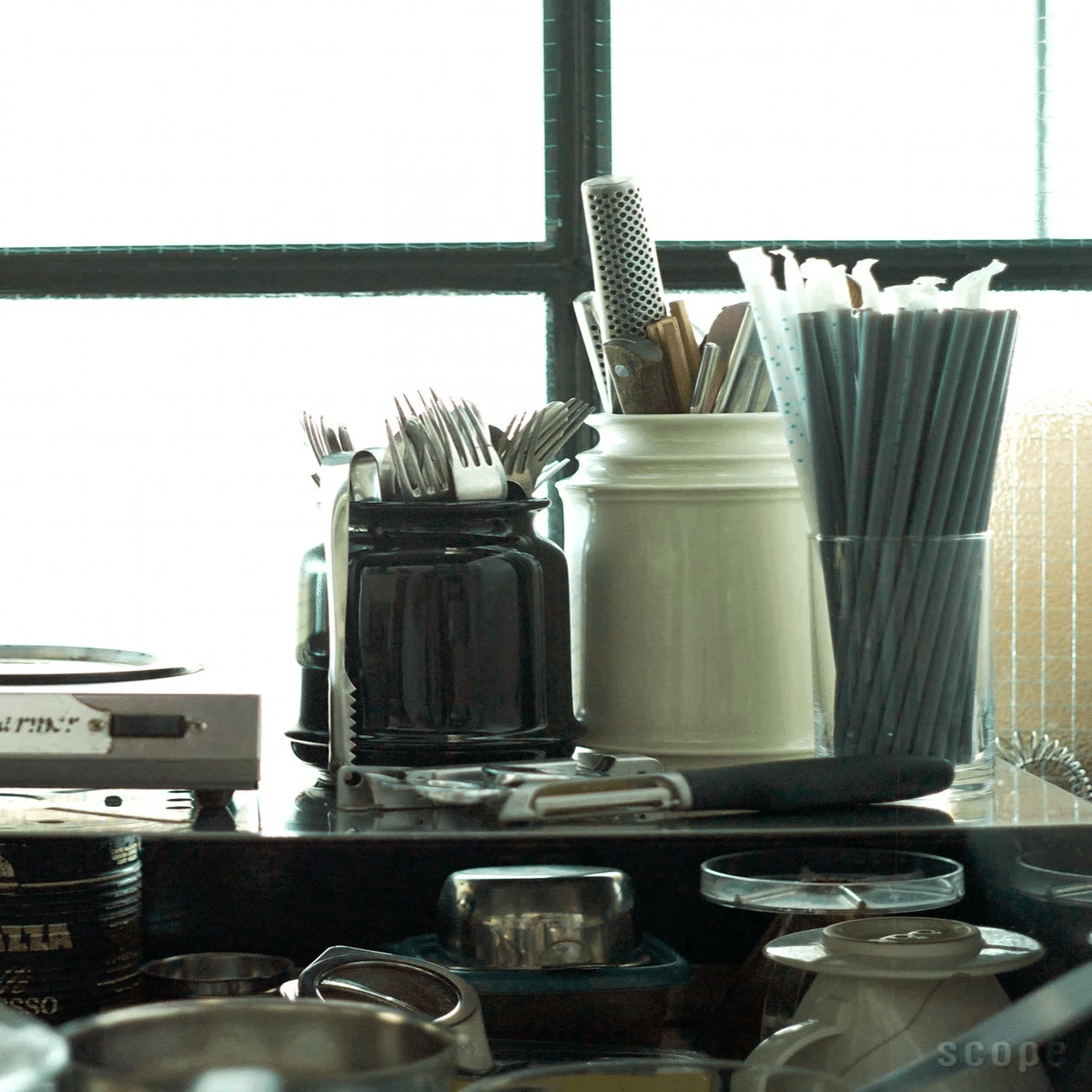 お気に入りインテリア雑貨[4]scopeのキッチンツールキャニスター｜Chic-J