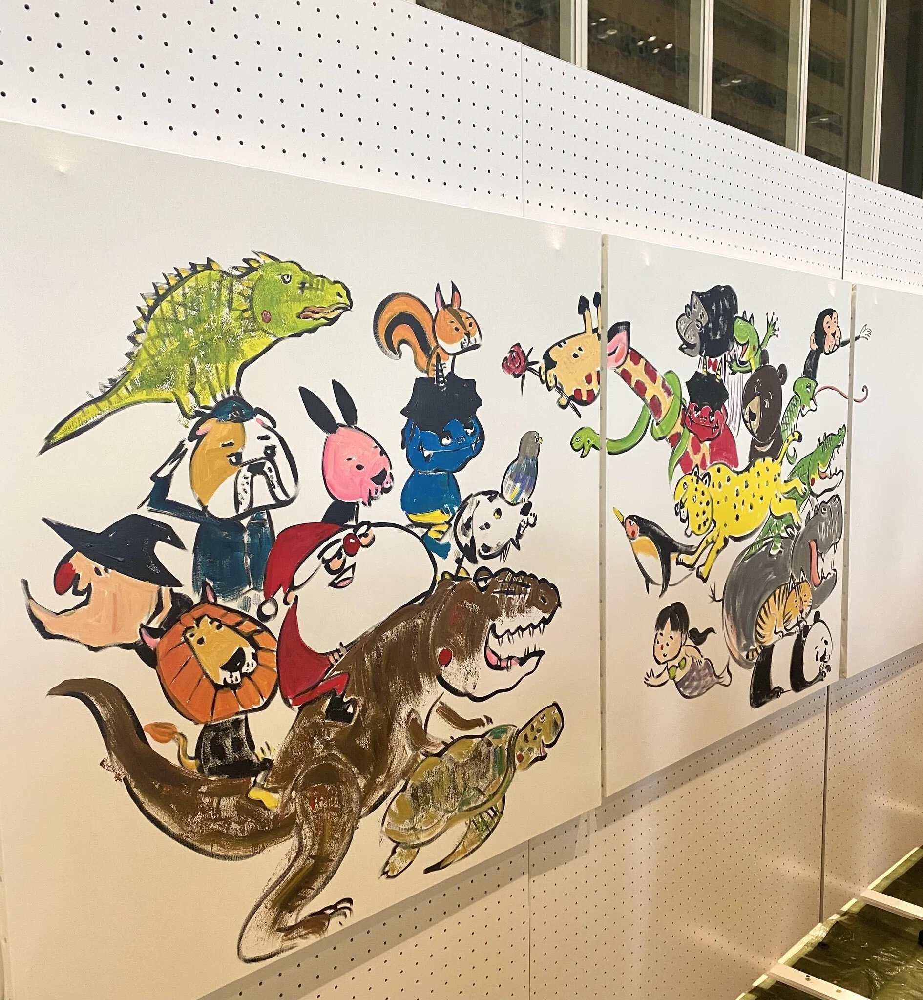 絵本作家 谷口智則さんライブペインティング＆読み聞かせ@おにクル