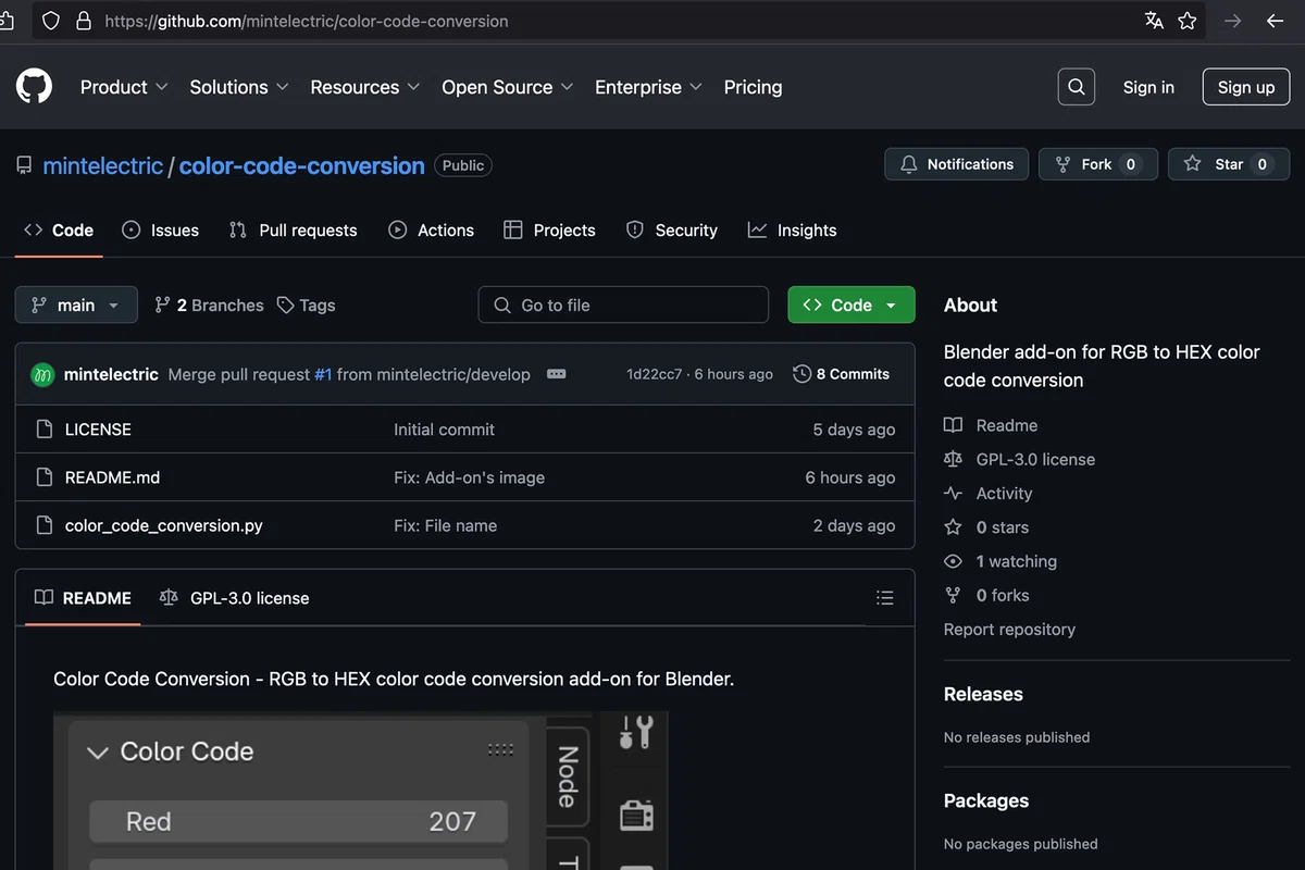 Blender アドオンを GitHub で公開するわよ｜みんとえれくとりっく