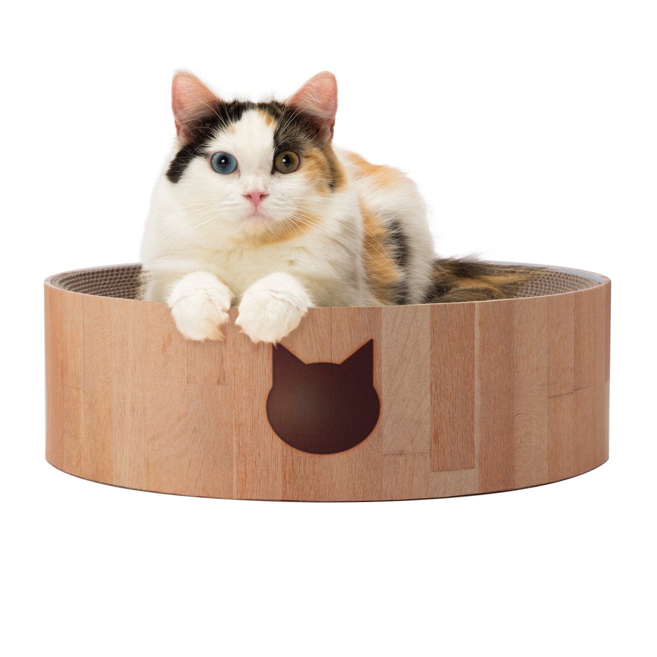 ねこもっとnekomotto 猫 爪とぎ 可愛い花 ぬがせ 長持ち麻 カラフル