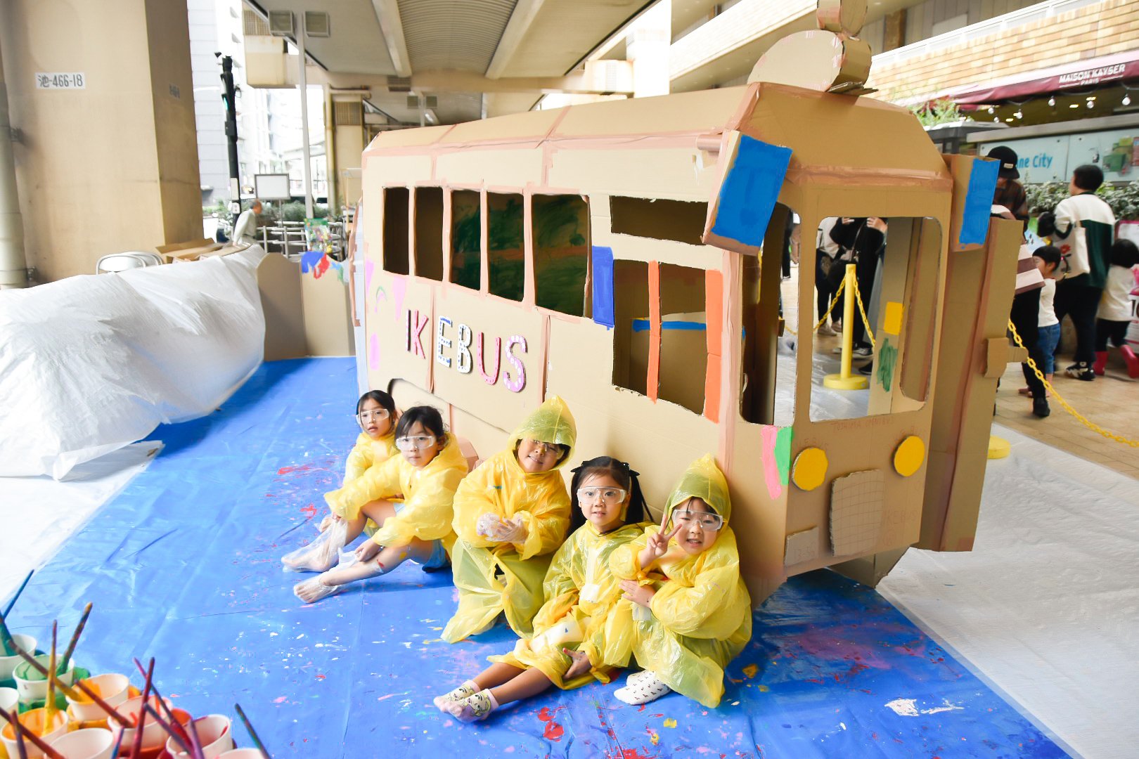 イベントレポ】11/2（土）3（日）ダンボールのIKEBUSにペイントしよう