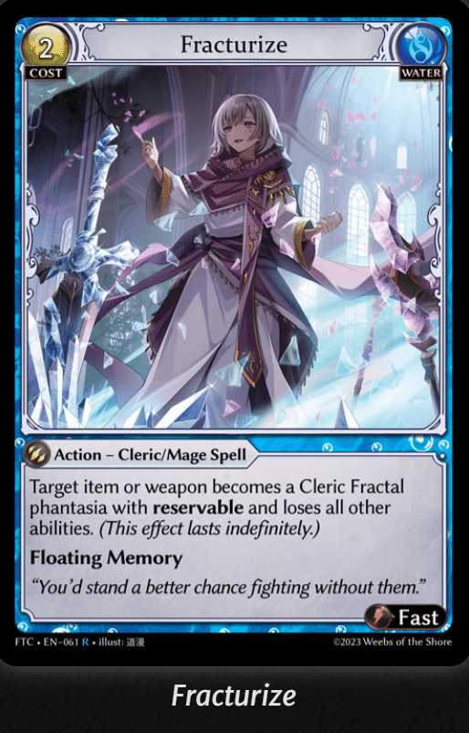 Grand Archive TCG FTC CSR Blanche