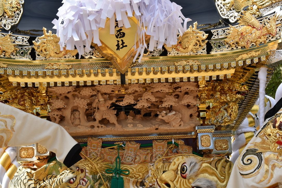 播磨の祭礼：水引幕の符号｜姫路いきもの写真
