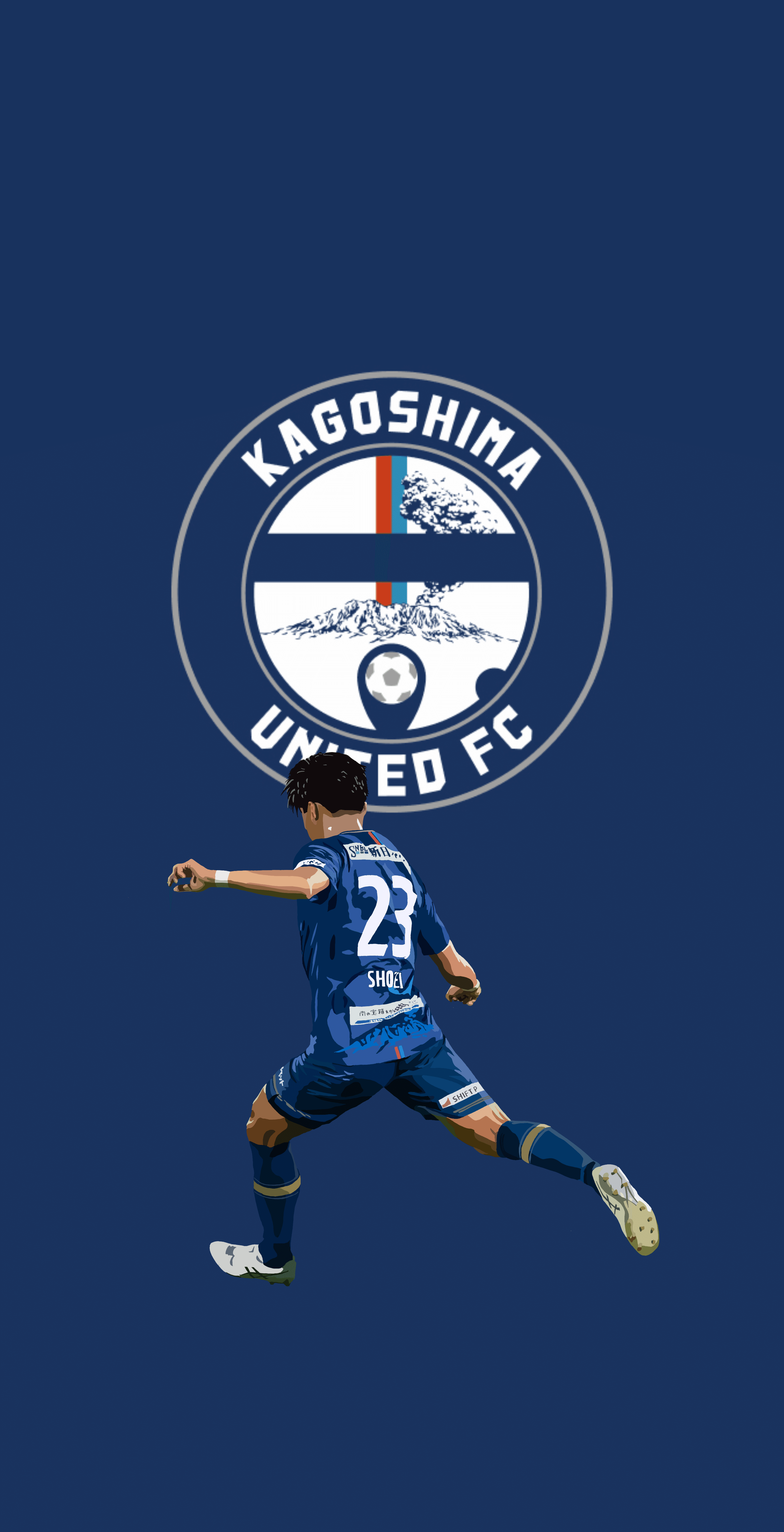 鹿児島ユナイテッド】岡本將成イラスト｜442 /よんよんに。