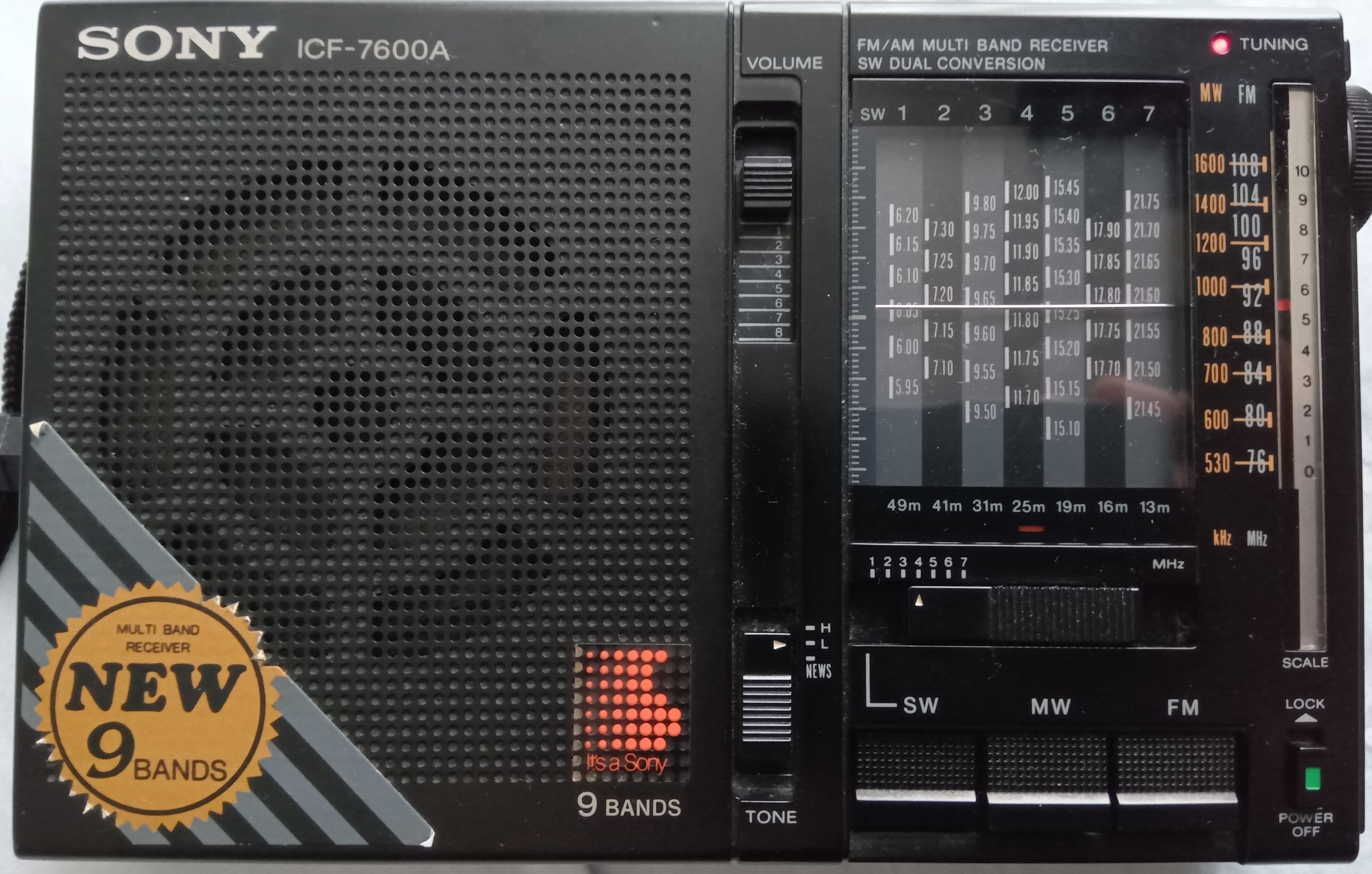 SONY ラジオ ICF-7600A 管理ナンバー1249 SONY ラジオ ICF-7600A